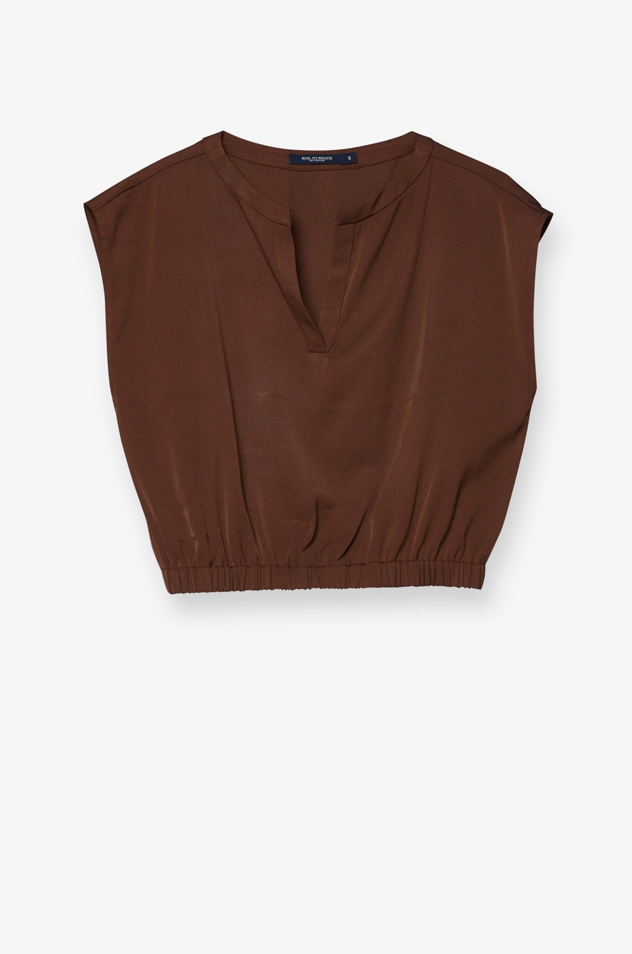 GATHERED HEM TOP