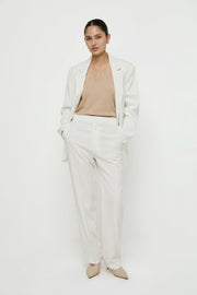 TAILORED SLIM LEG PANTS