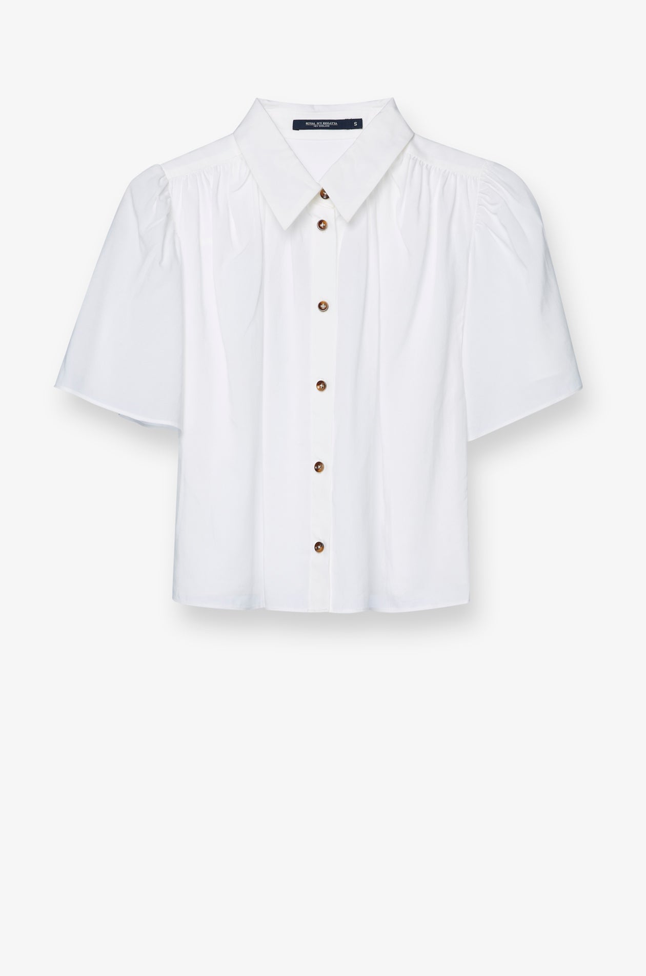GATHERED SHOULDER BLOUSE