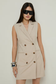 DOUBLE-BREASTED BLAZER DRESS