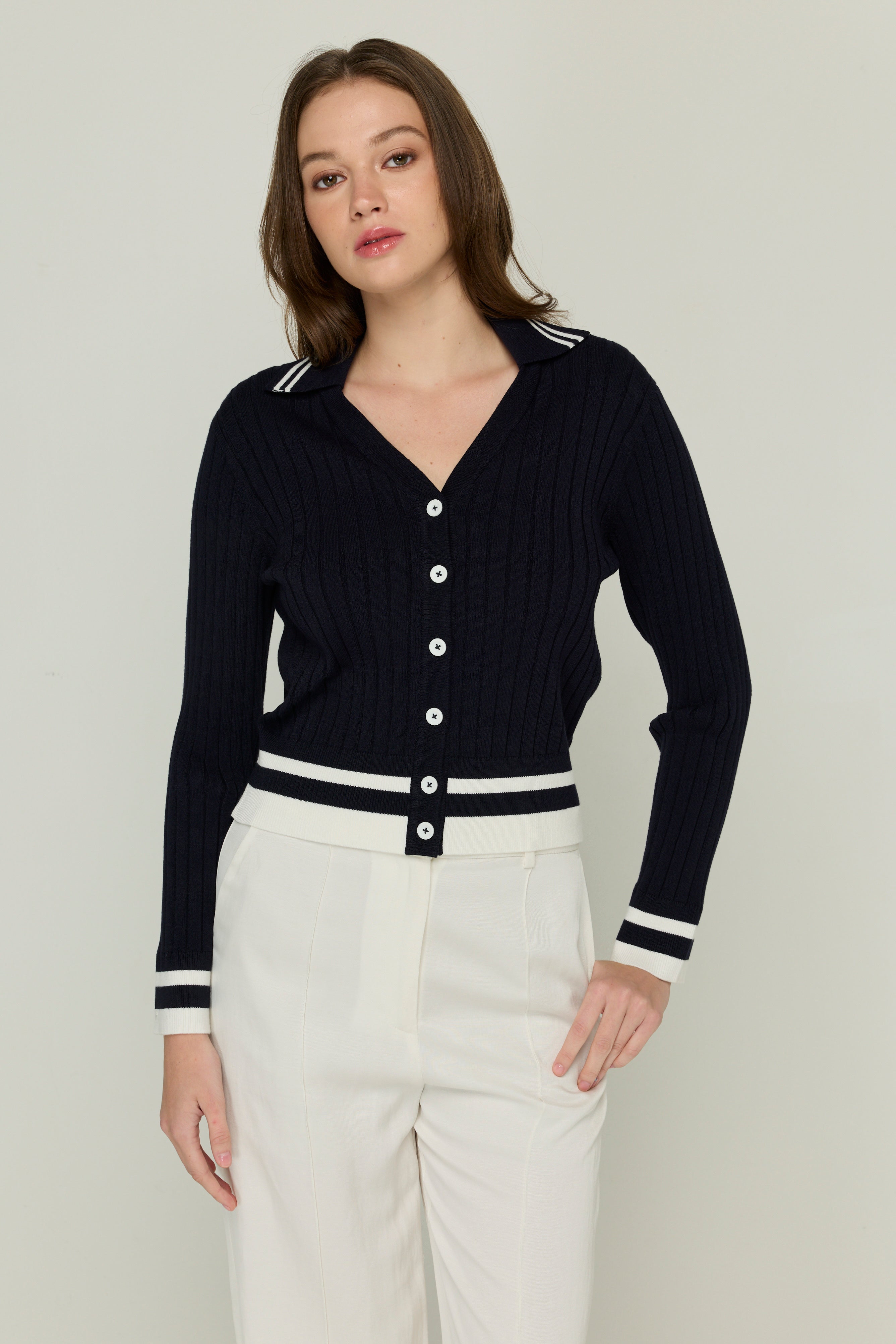 CARDIGAN FLATKNIT LONG SLEEVE