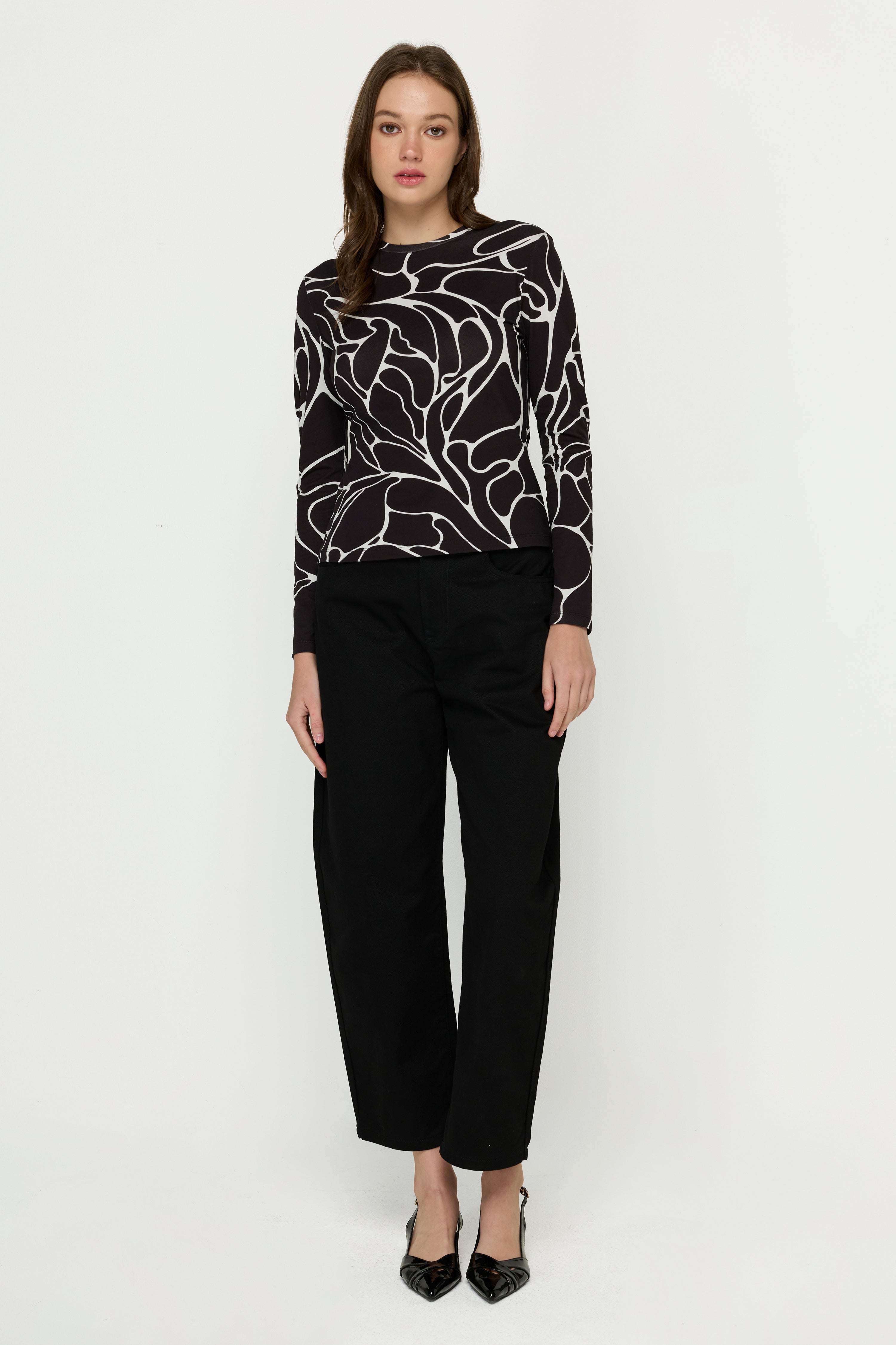 KNIT CREW NECK LONG SLEEVE