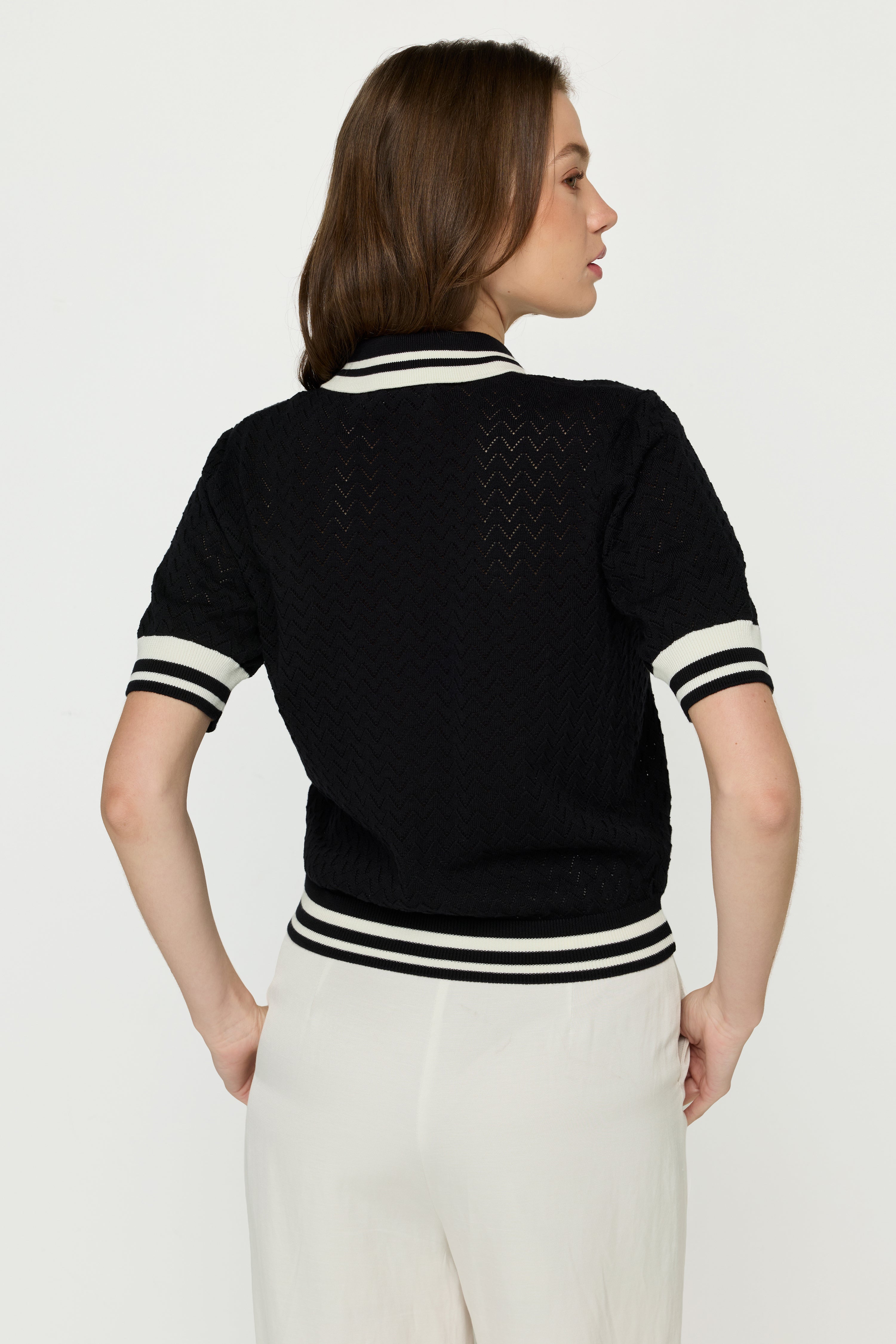 FLATKNIT SHORT POLO