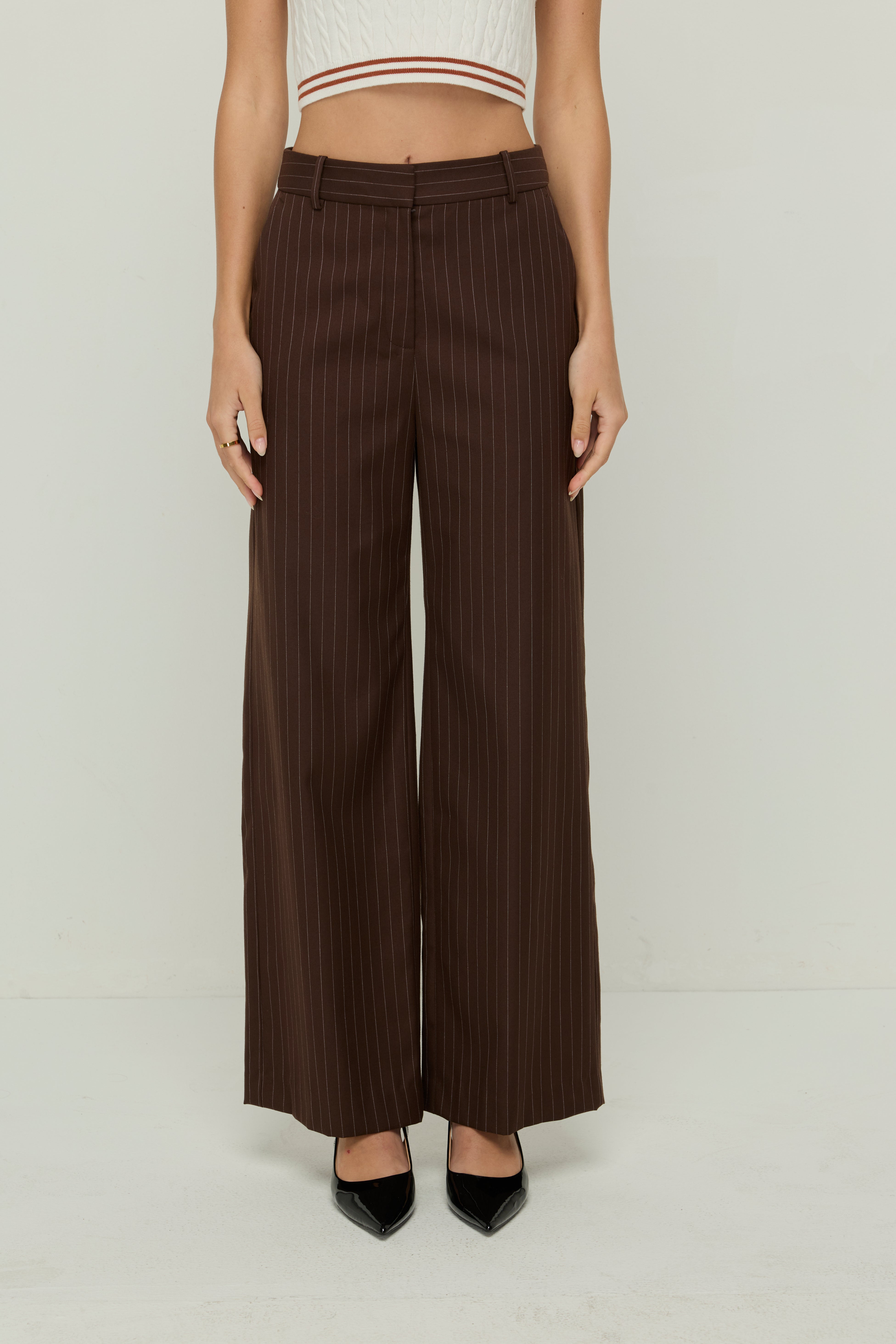 WIDE LEG LONG PANTS