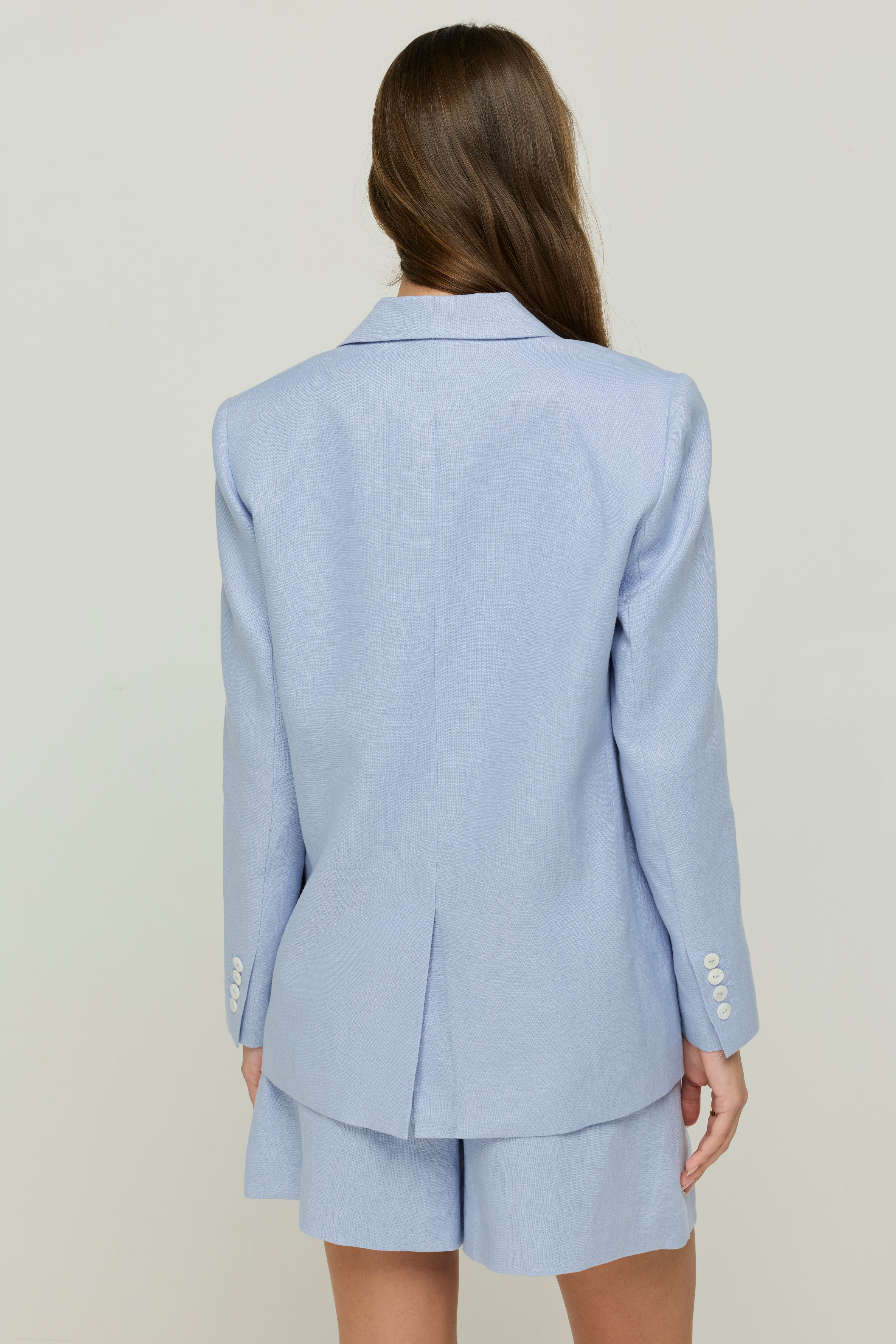 BLAZER LINEN BLUE