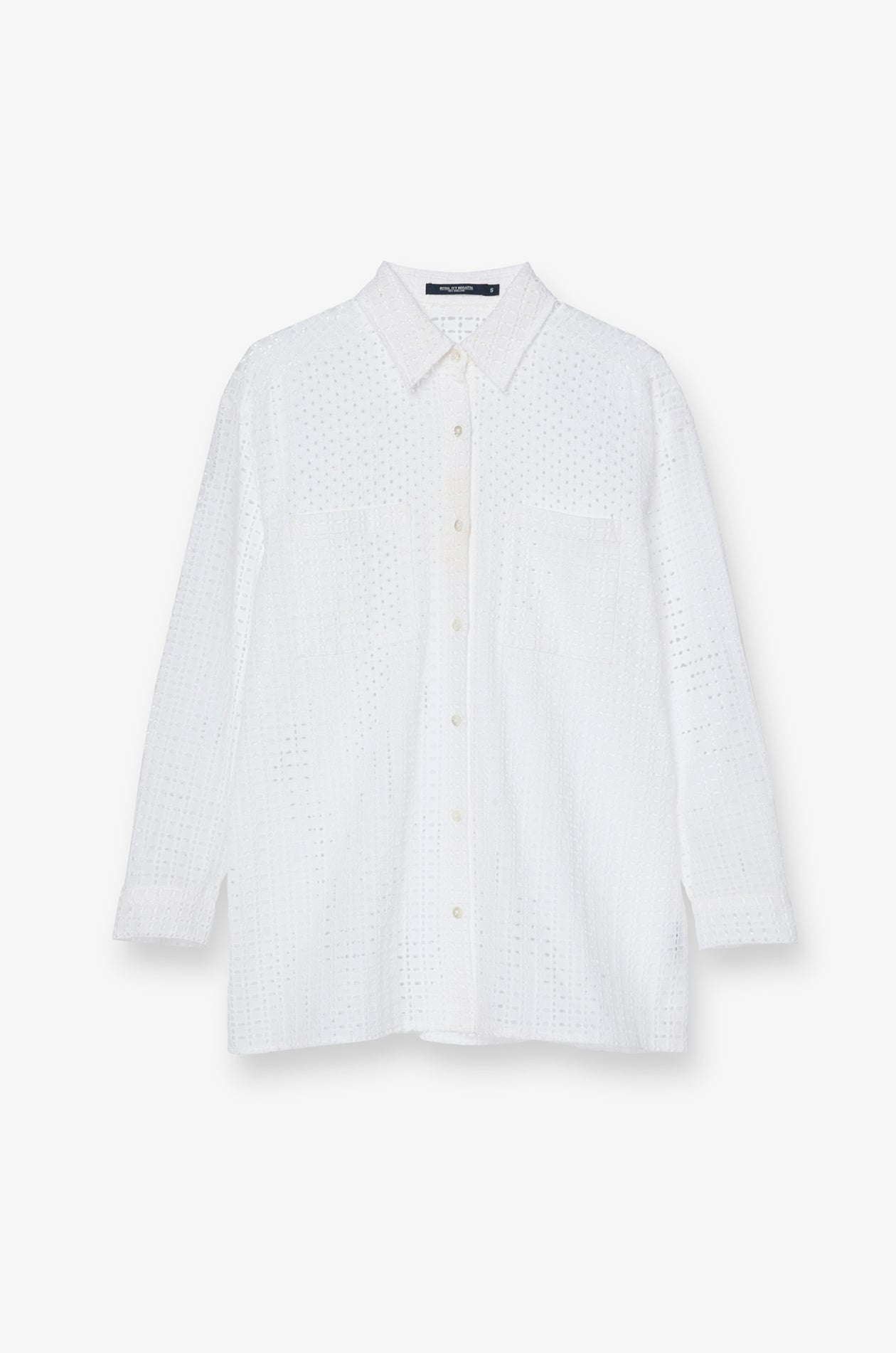 TEXTURED LINEN RELAXED SHIRT