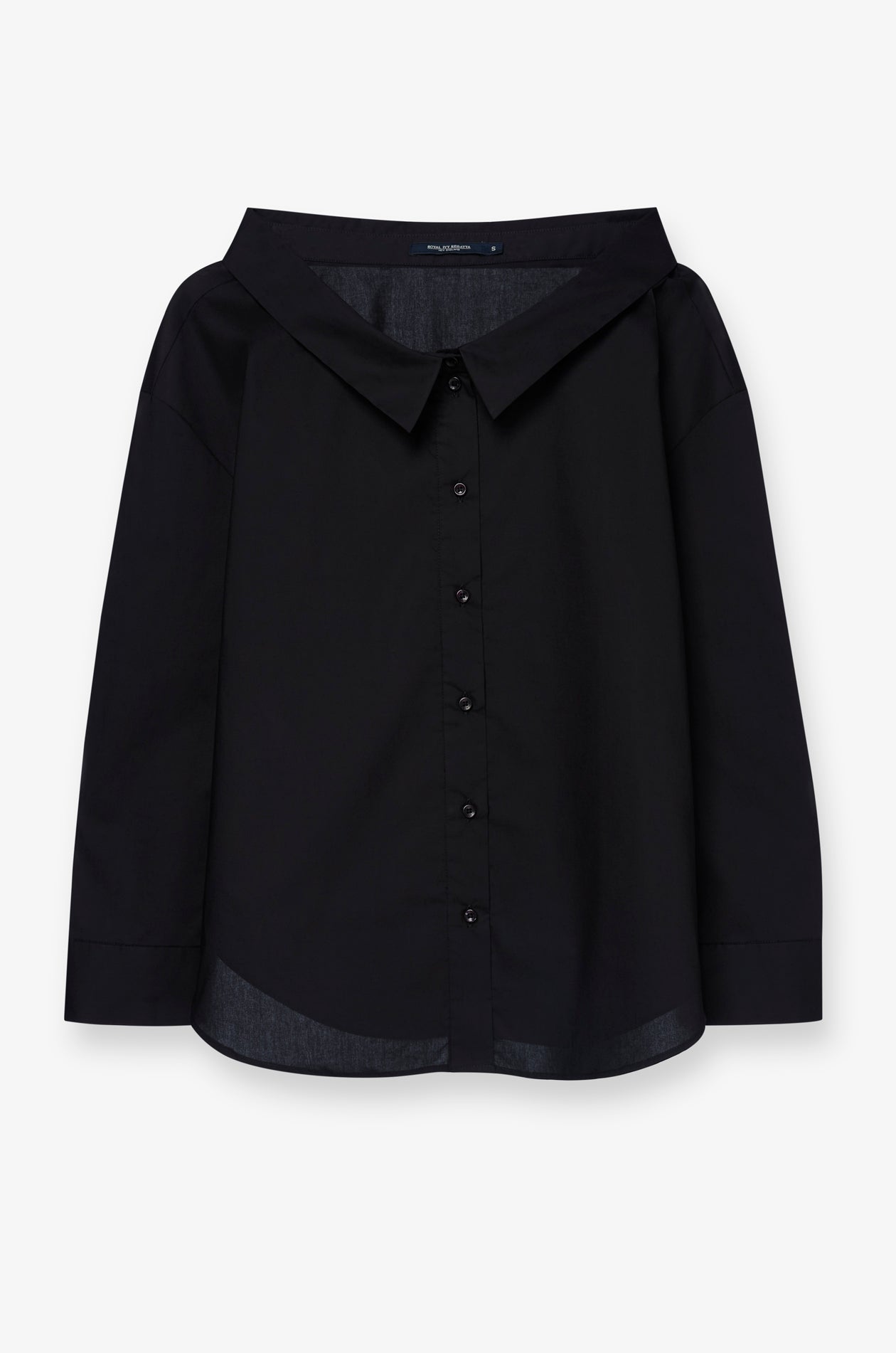 SOFT SCULPT OVERSIZED COLLAR SHIRT