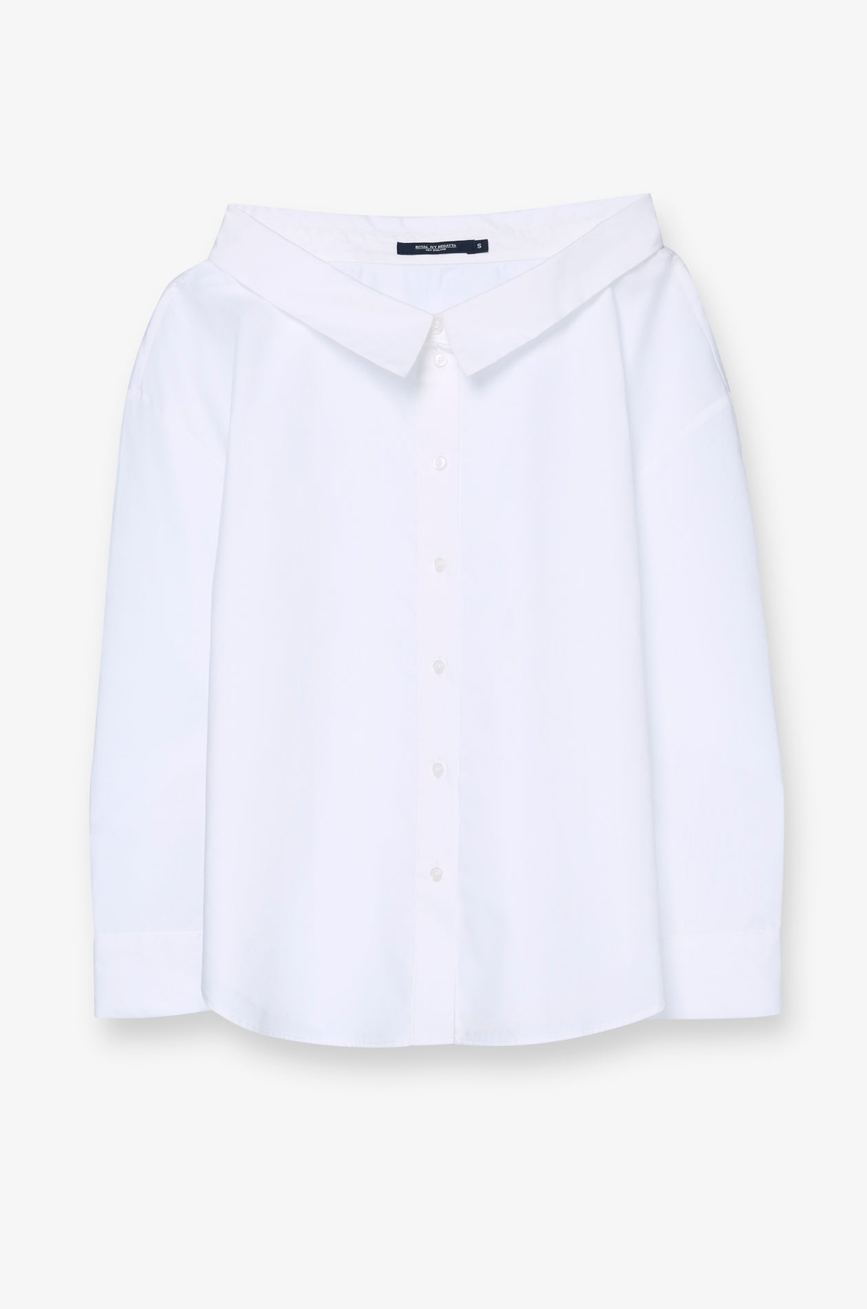 SOFT SCULPT OVERSIZED COLLAR SHIRT