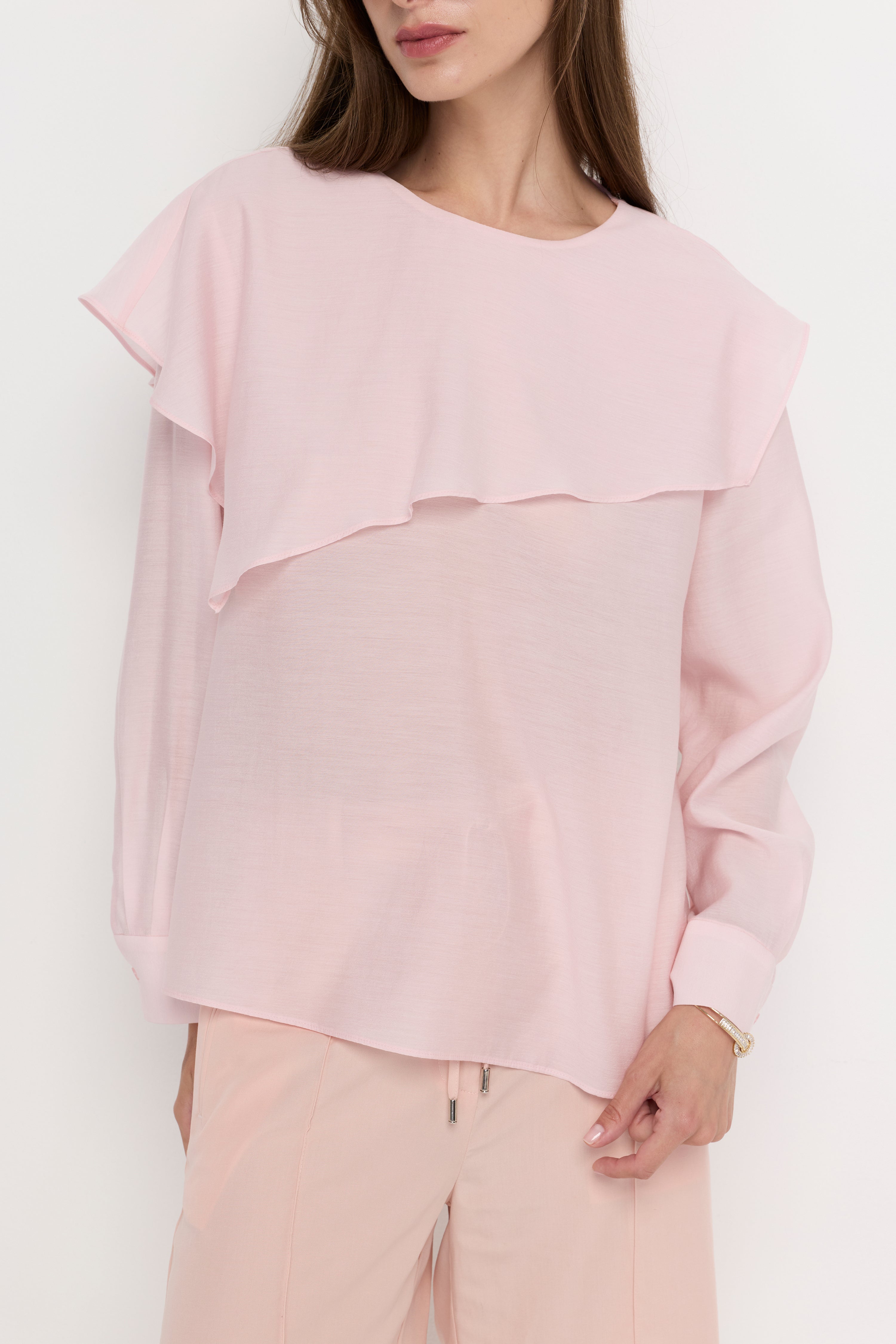 เสื้อเบลาส์ BLUSH ELAN LAYERED