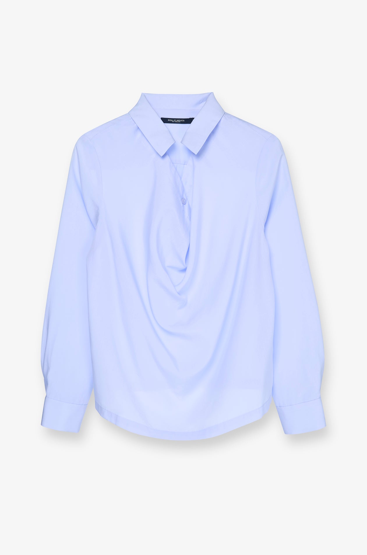 CELESTE DRAPE SILK BLOUSE