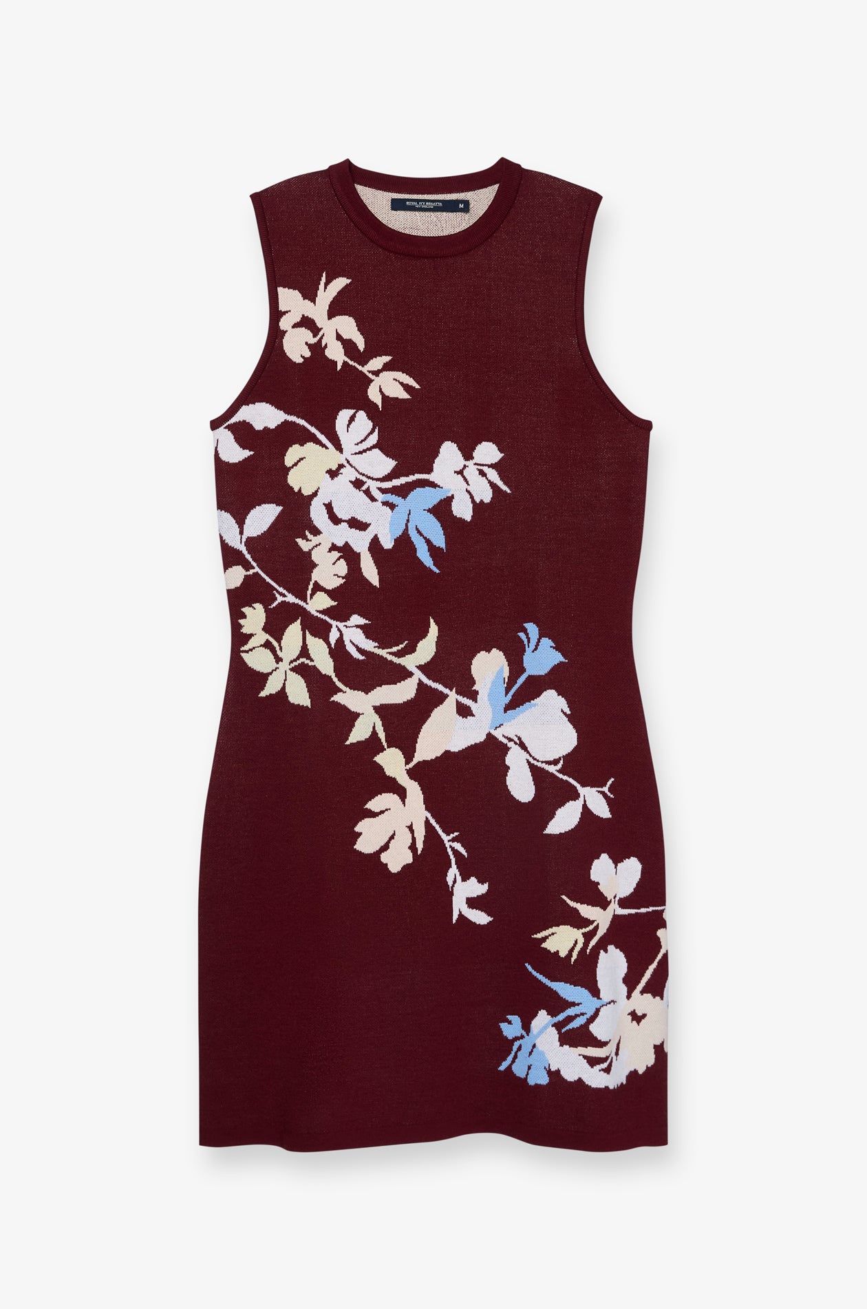 BORDEAUX JARDIN KNIT DRESS