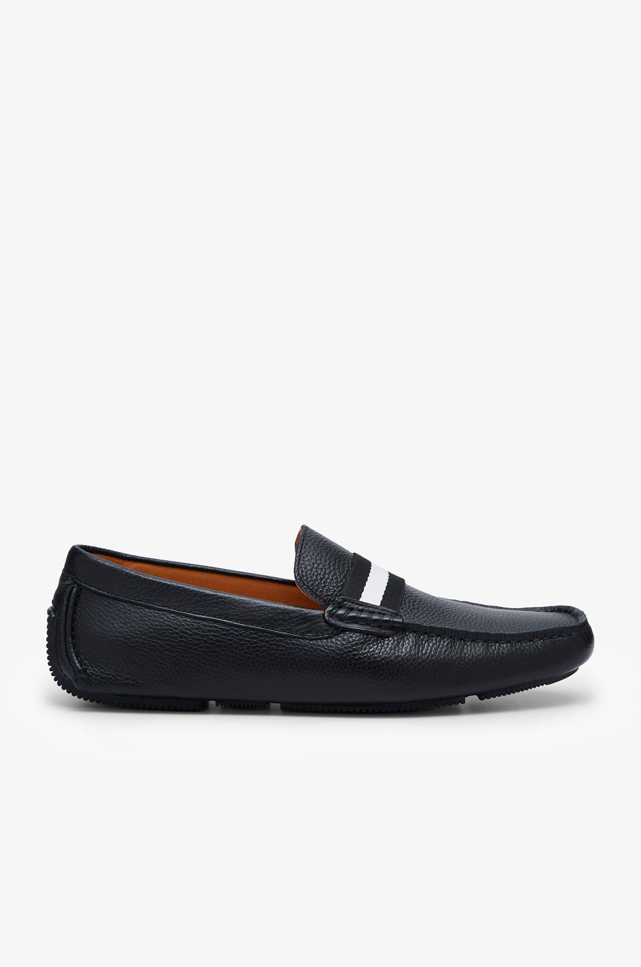 GRAINED LEATHER LOAFERS