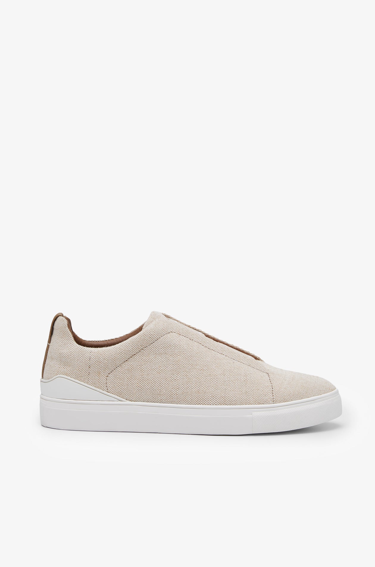 TEXTURED CANVAS SLIP-ON SNEAKER