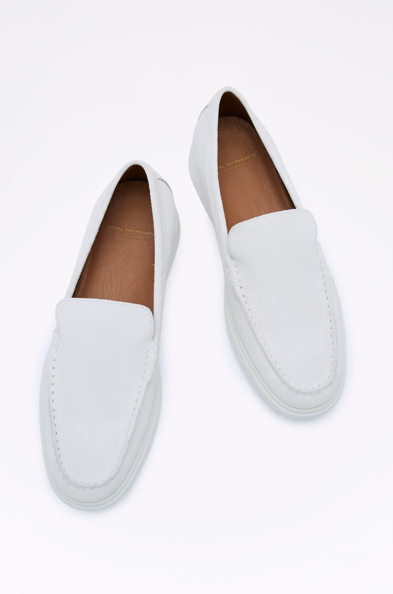 CONTRASR OUTSOLE SUEDE LOAFERS