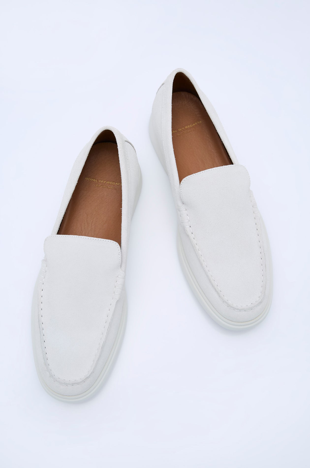CONTRASR OUTSOLE SUEDE LOAFERS