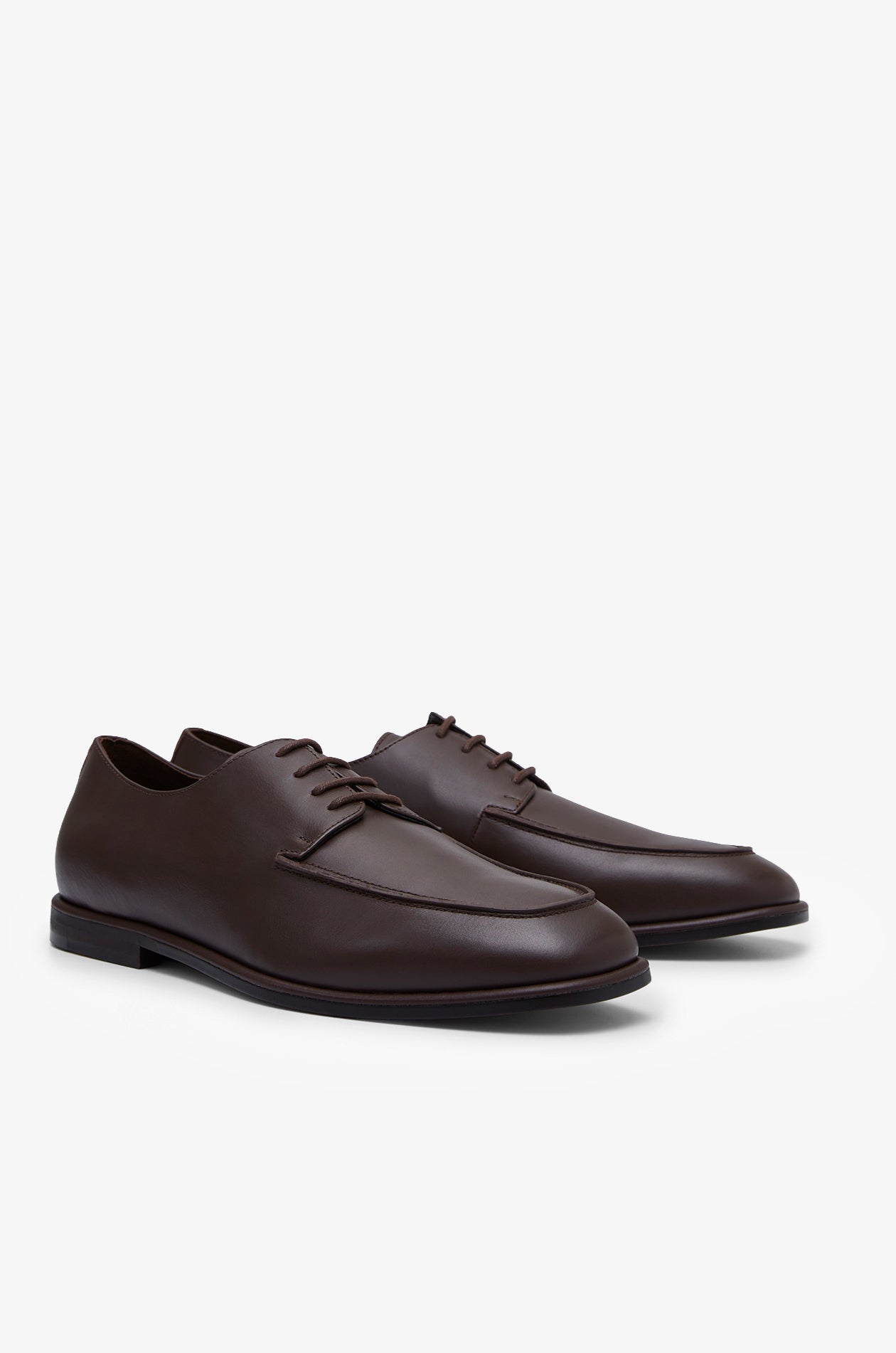 LEATHER DERBY SHOES
