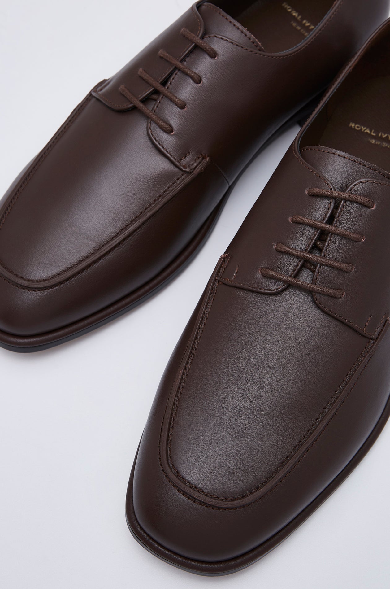 LEATHER DERBY SHOES