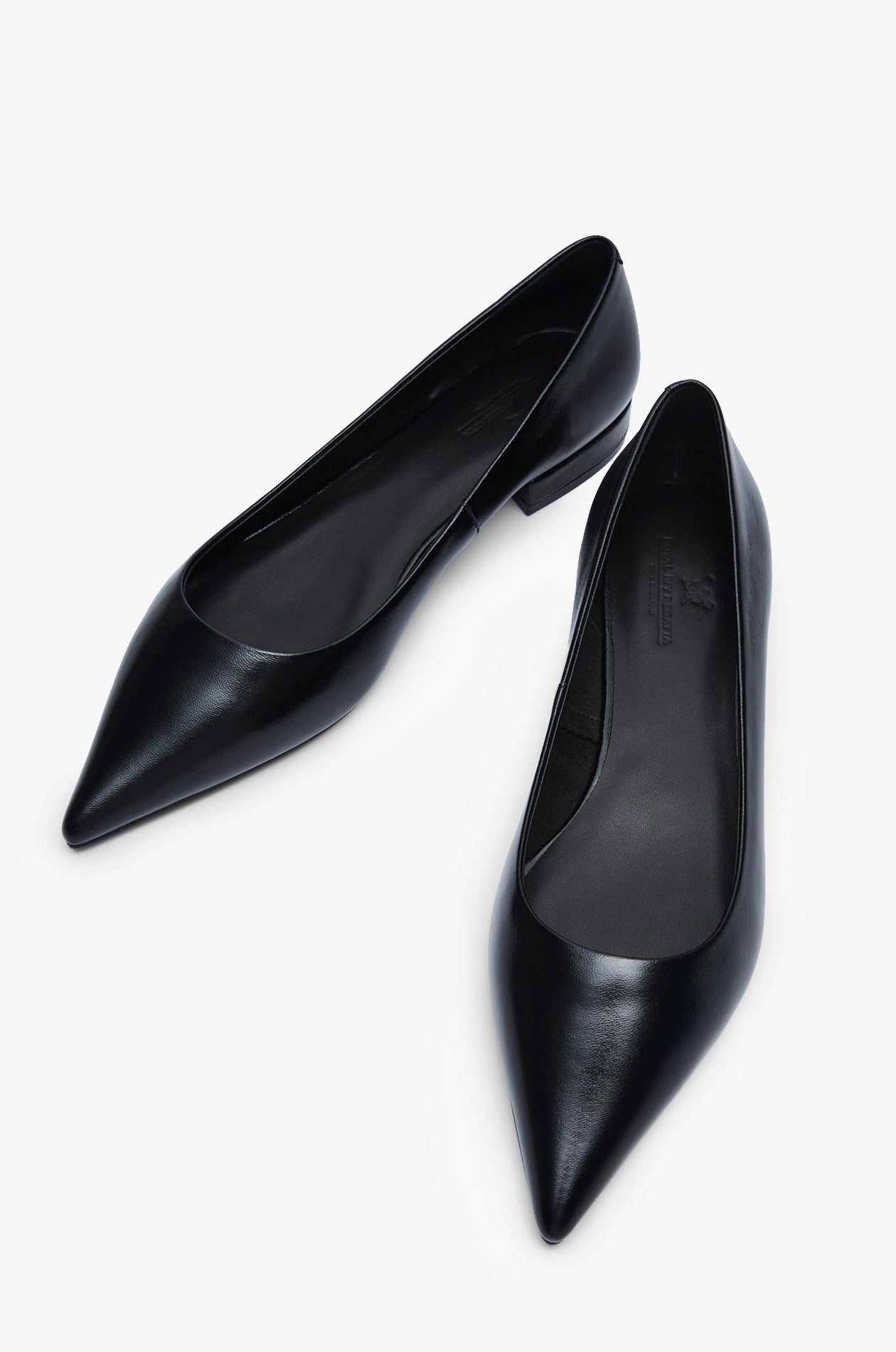 POINTED LEATHER FLATS