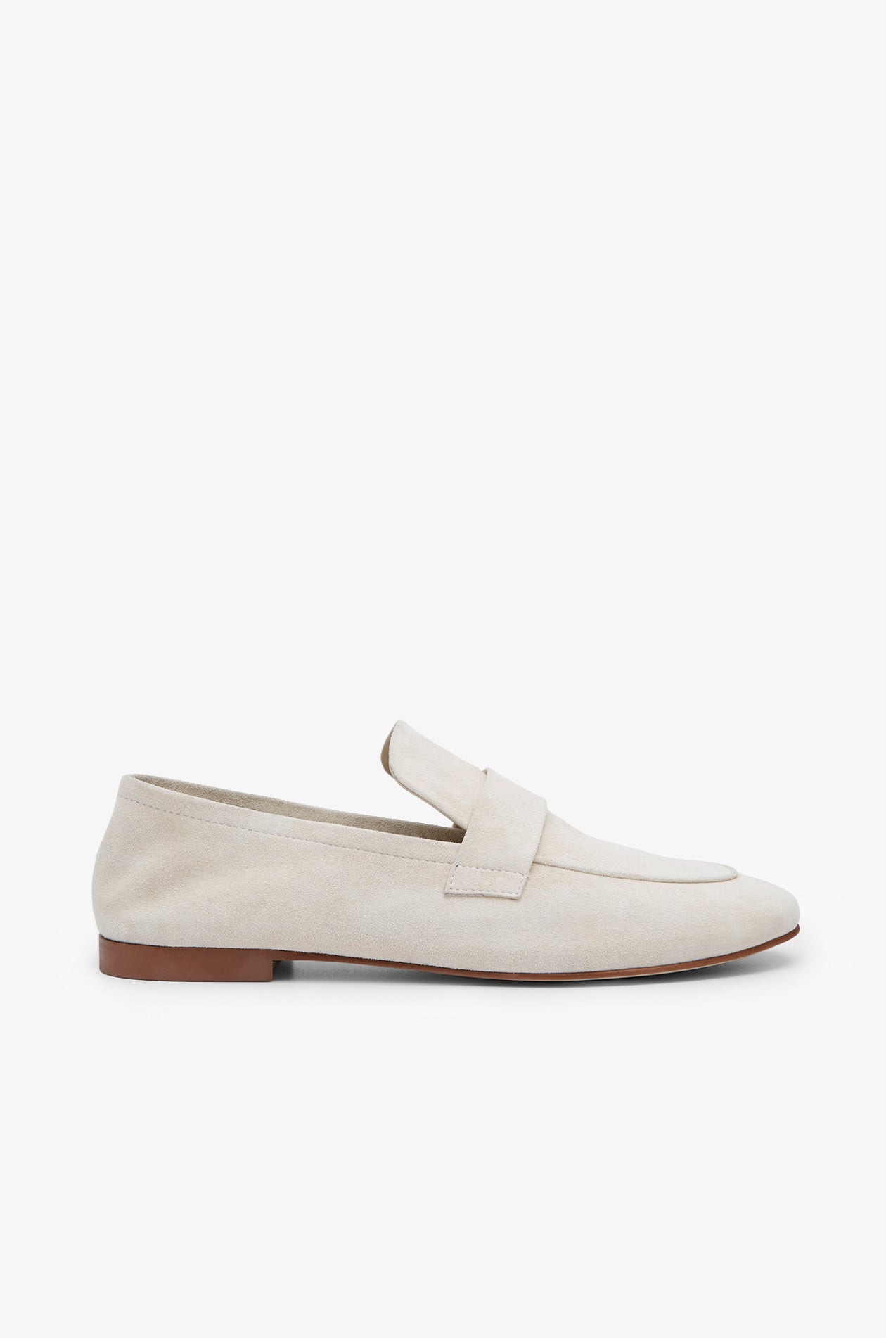 SUEDE FLAT LOAFERS