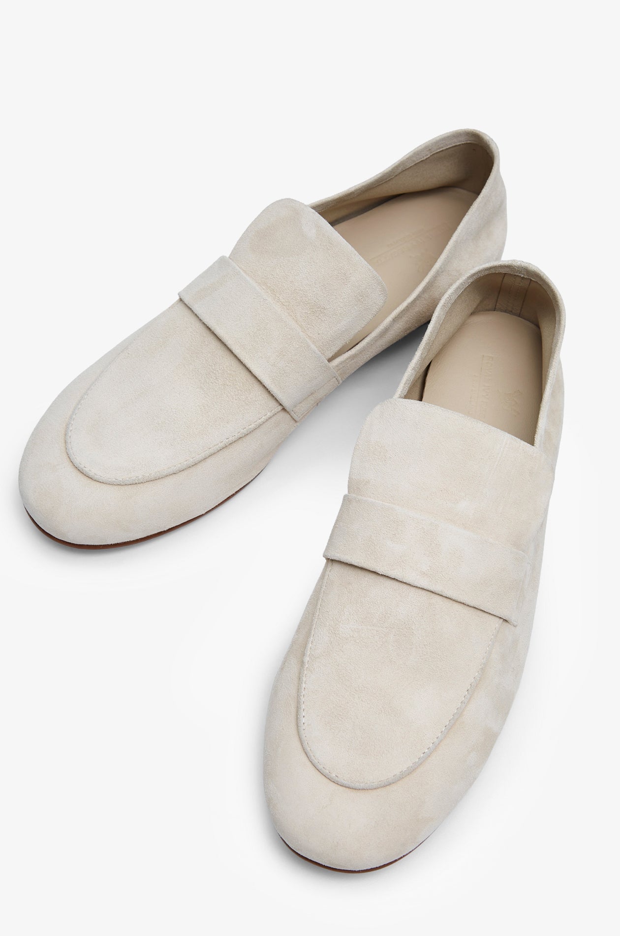 SUEDE FLAT LOAFERS