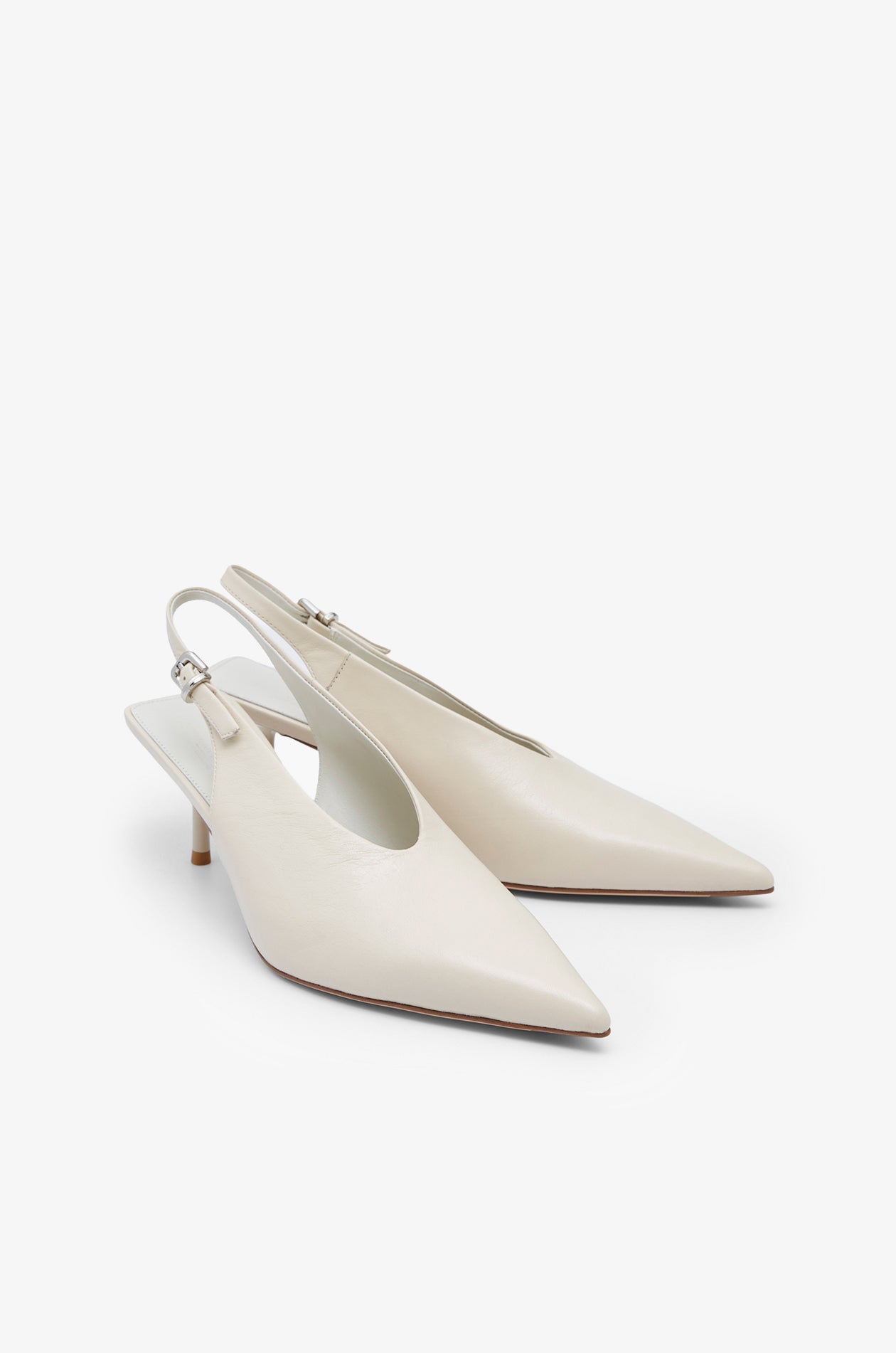POINTED TOE SLINGBACK HEELS