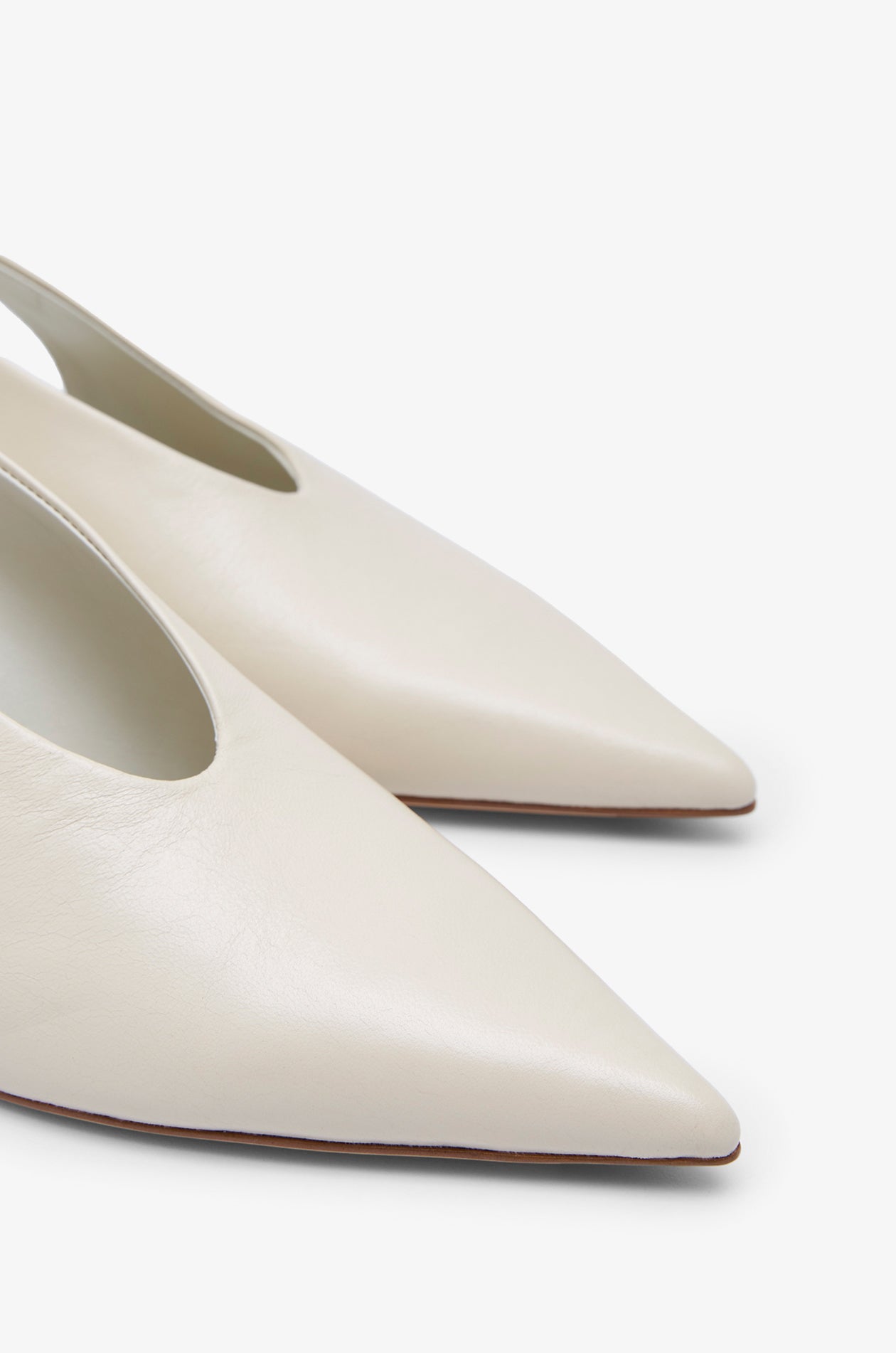 POINTED TOE SLINGBACK HEELS