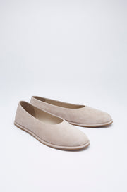 SUEDE BALLET FLATS