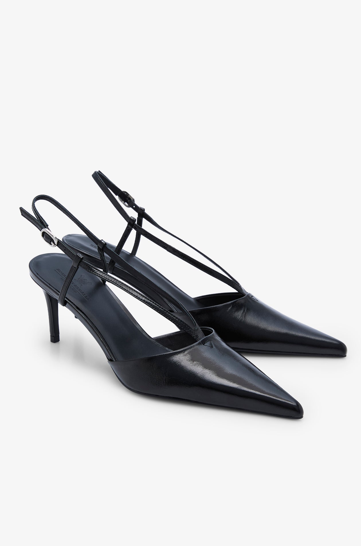 POINTED TOE SLINGBACK HEELS