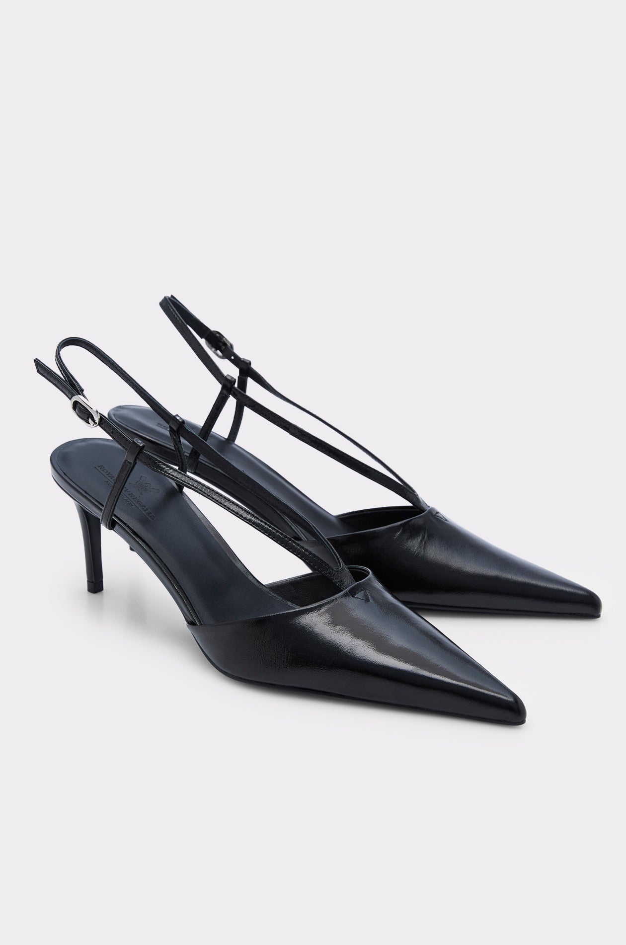 POINTED TOE SLINGBACK HEELS