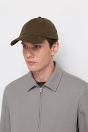 CAP DARKGREEN COTTON TWILL