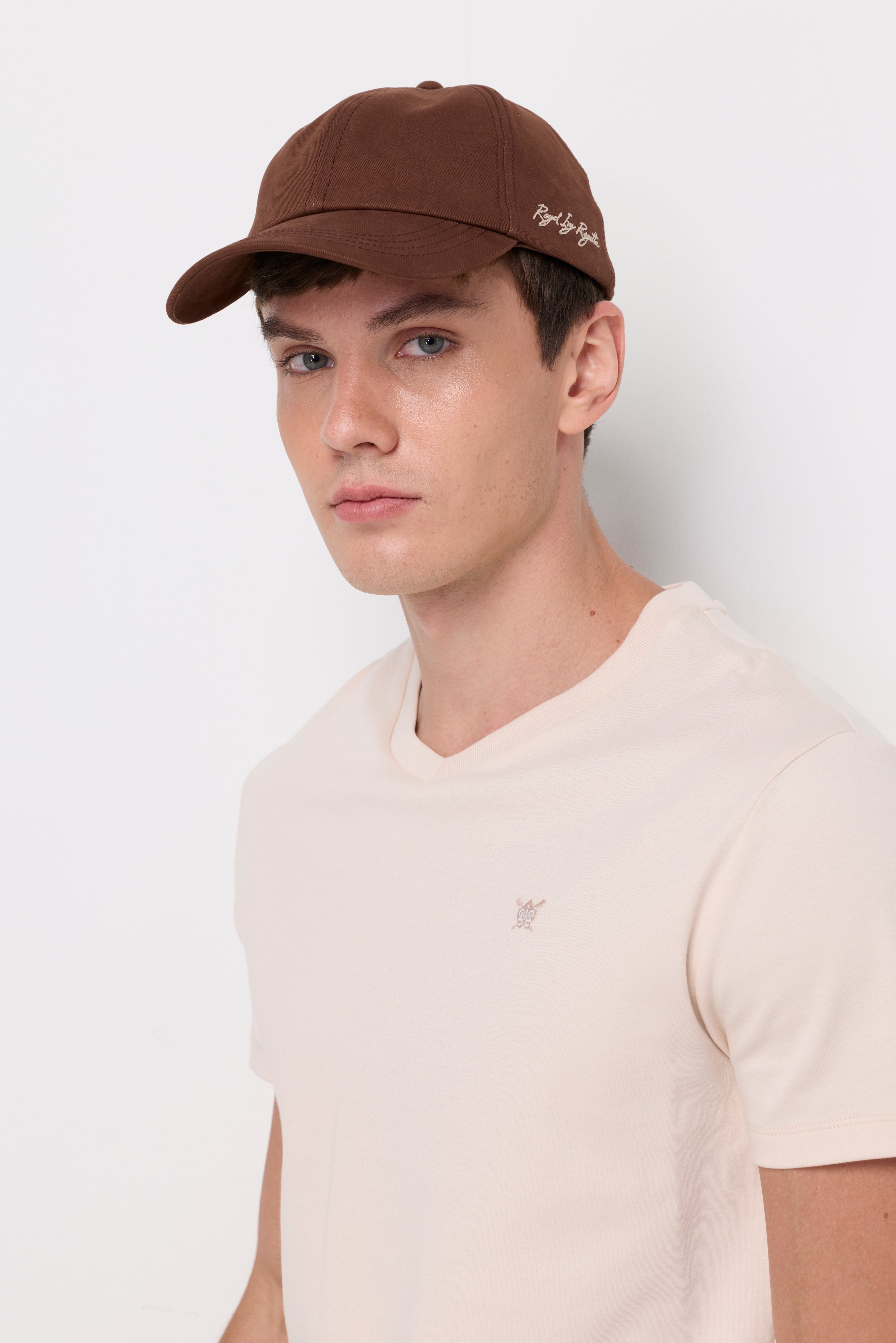 CAP BROWN COTTON TWILL