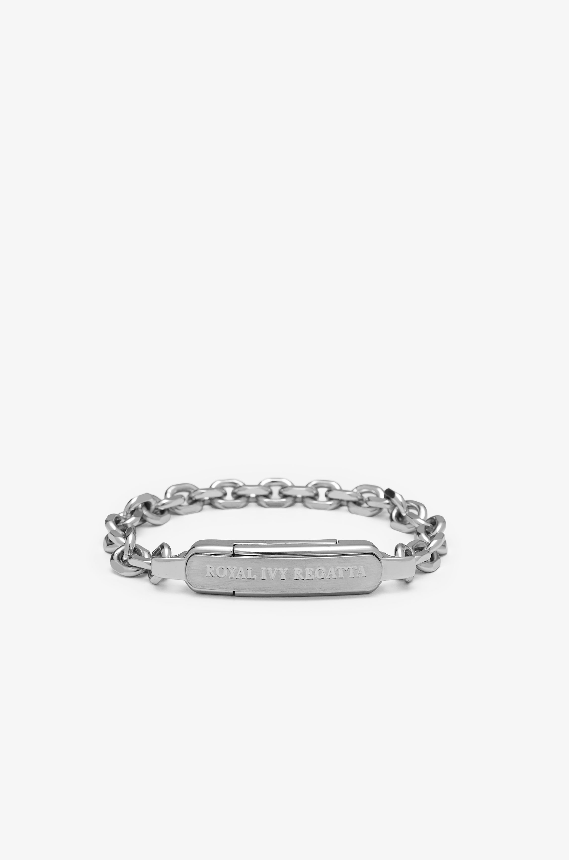 BOX CHAIN BRACELET WITH SIGNATURE CLASP
