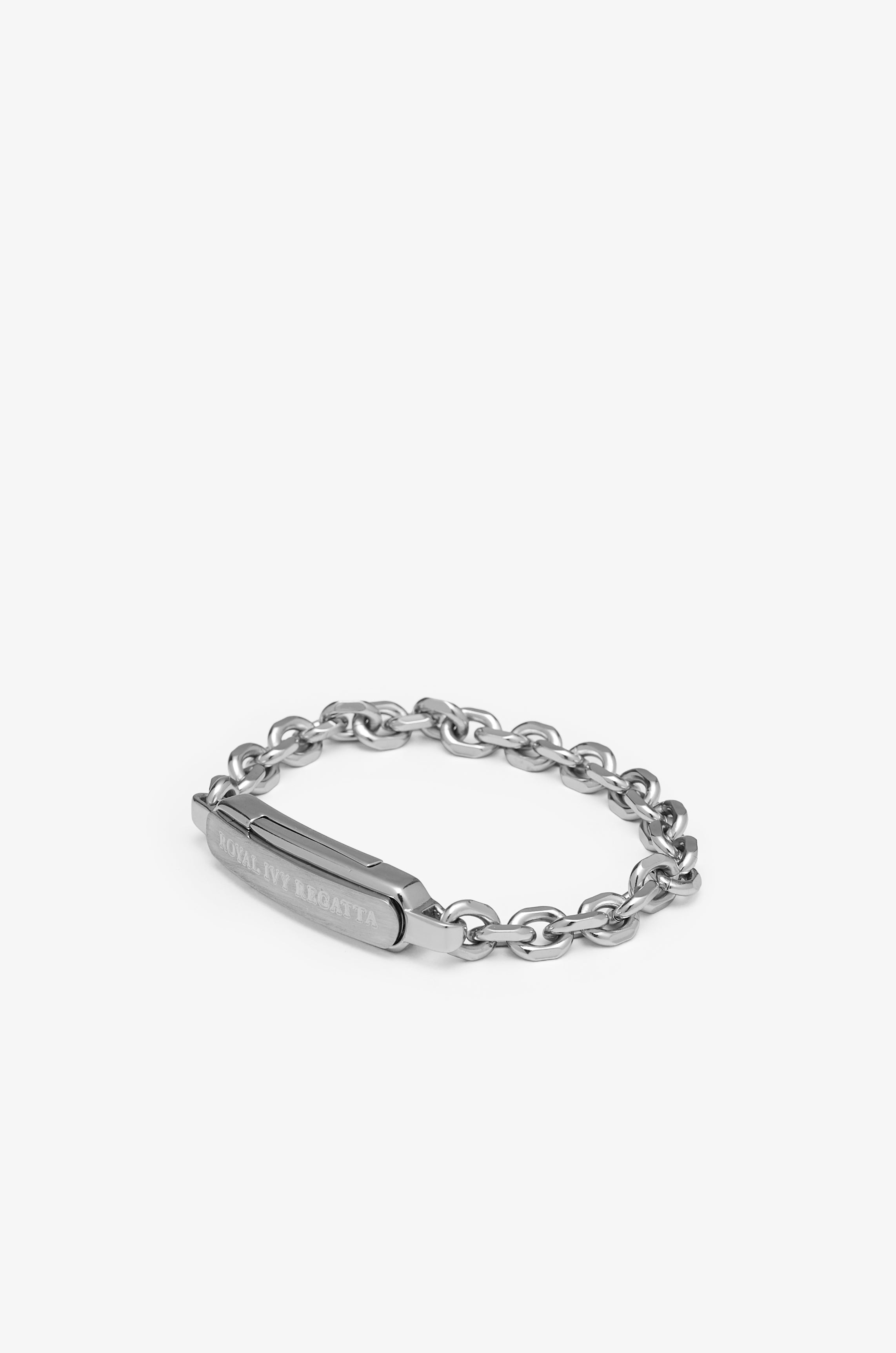 BOX CHAIN BRACELET WITH SIGNATURE CLASP