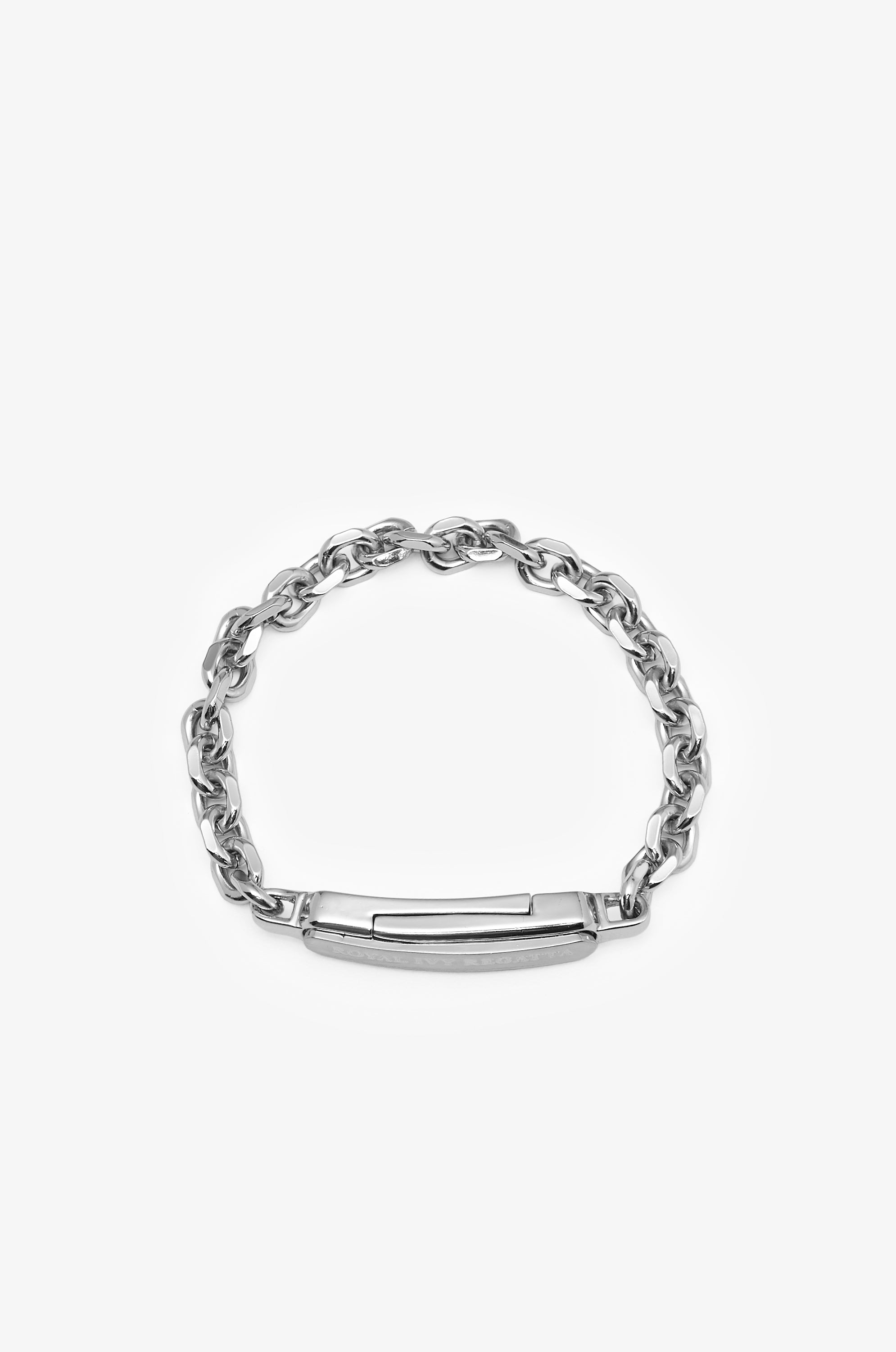BOX CHAIN BRACELET WITH SIGNATURE CLASP