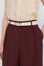 REVERSIBLE LEATHER BELT