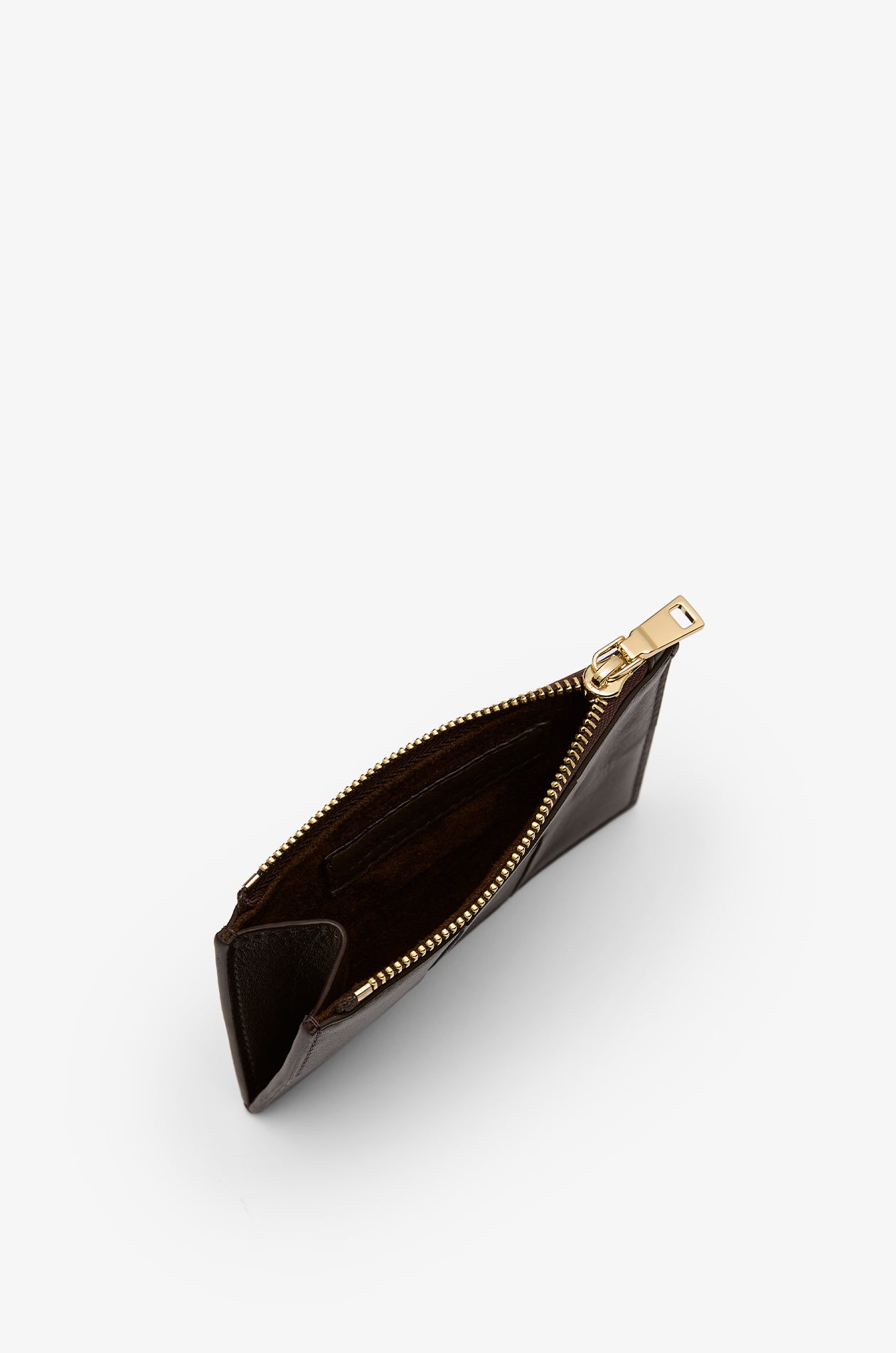 WOVEN LEATHER CARD HOLDER