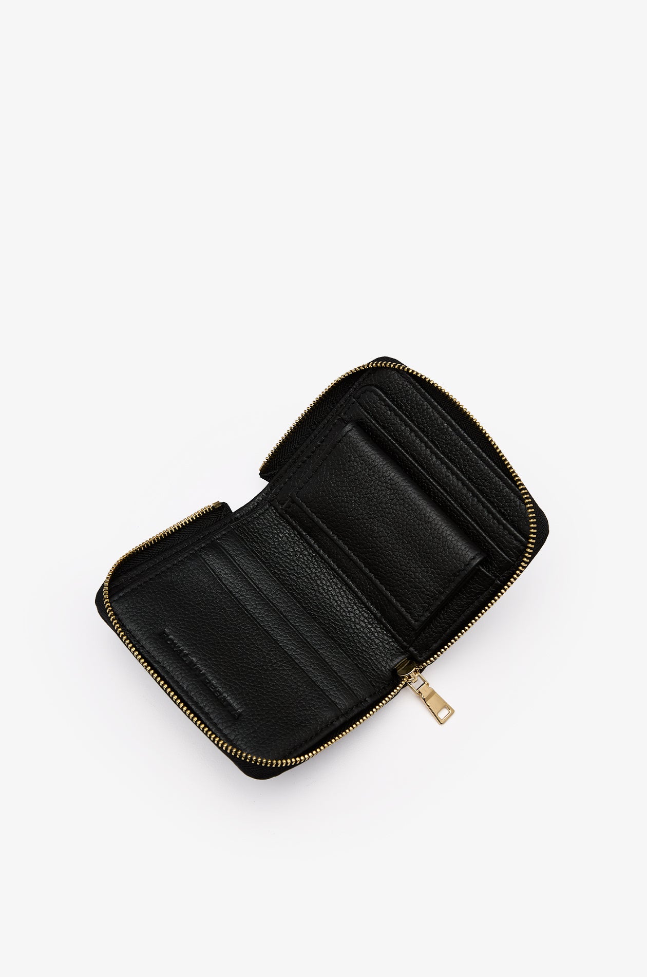 ZIP-AROUND LEATHER WALLET