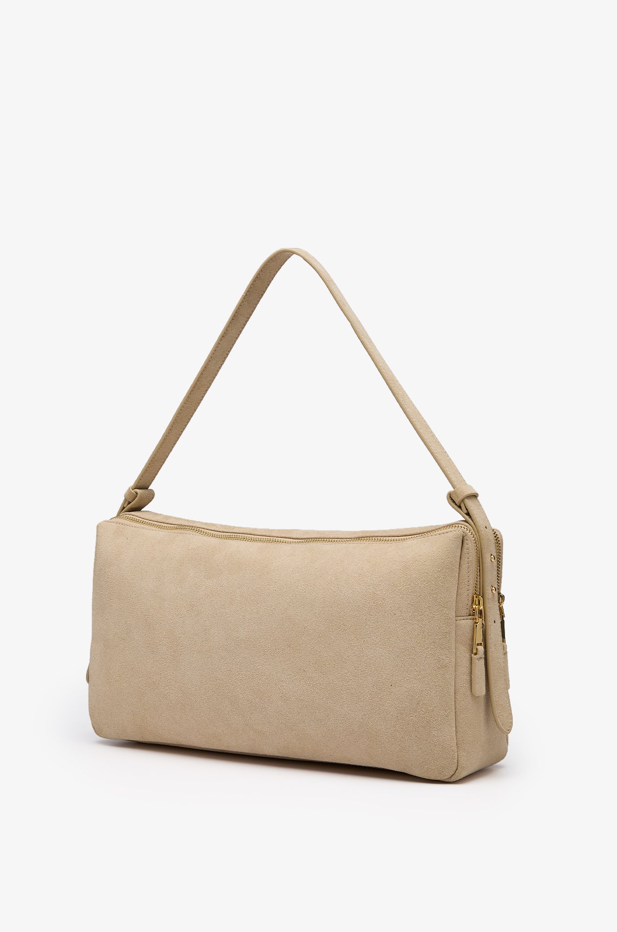 SUEDE SHOULDER BAG