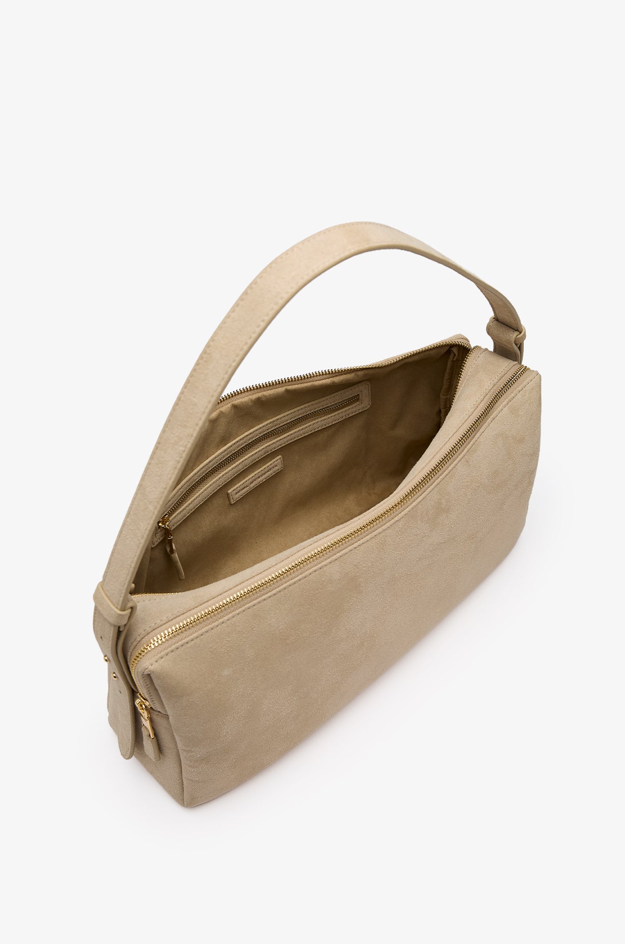 SUEDE SHOULDER BAG