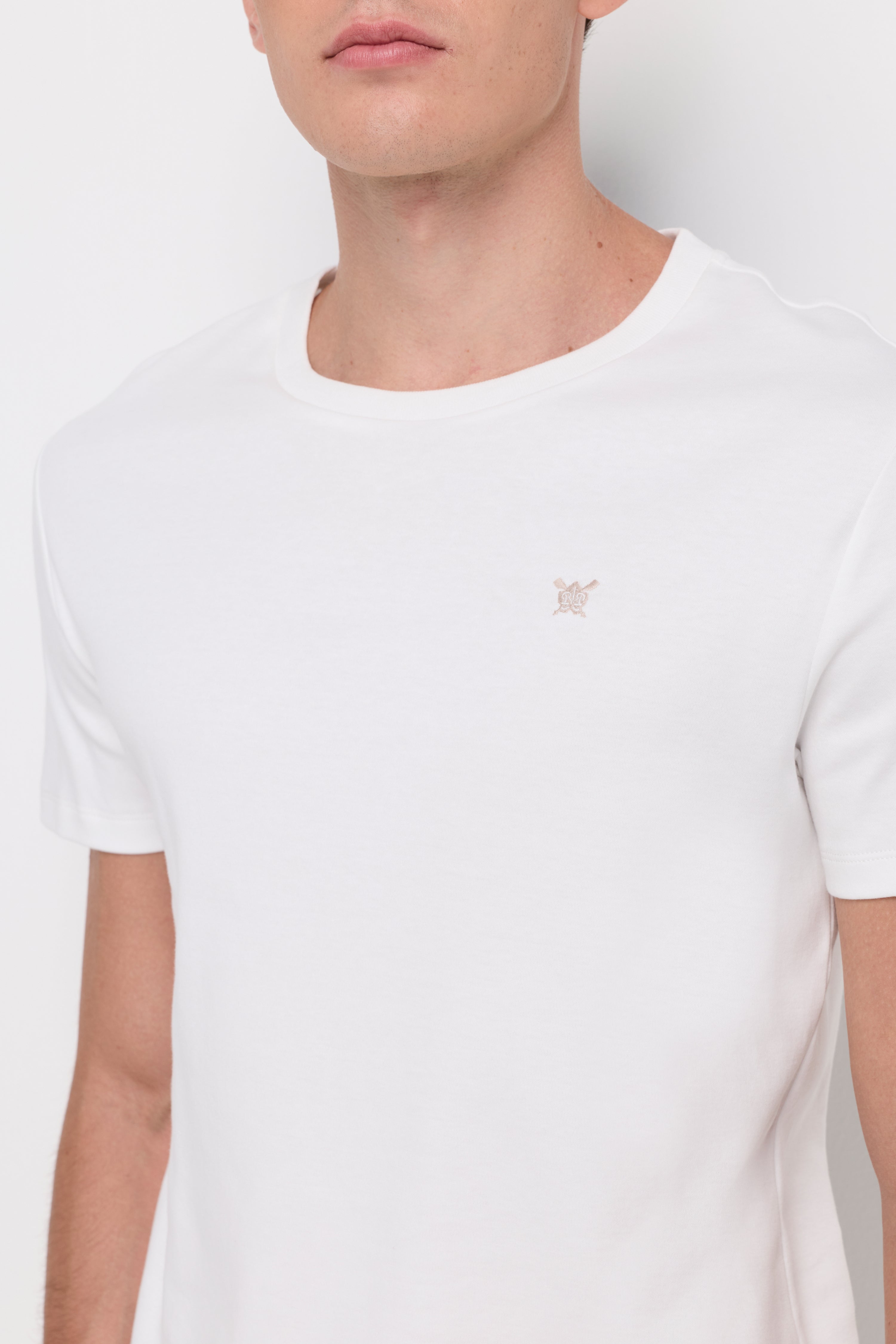 ROUND NECK T-SHIRT COTTON JERSEY