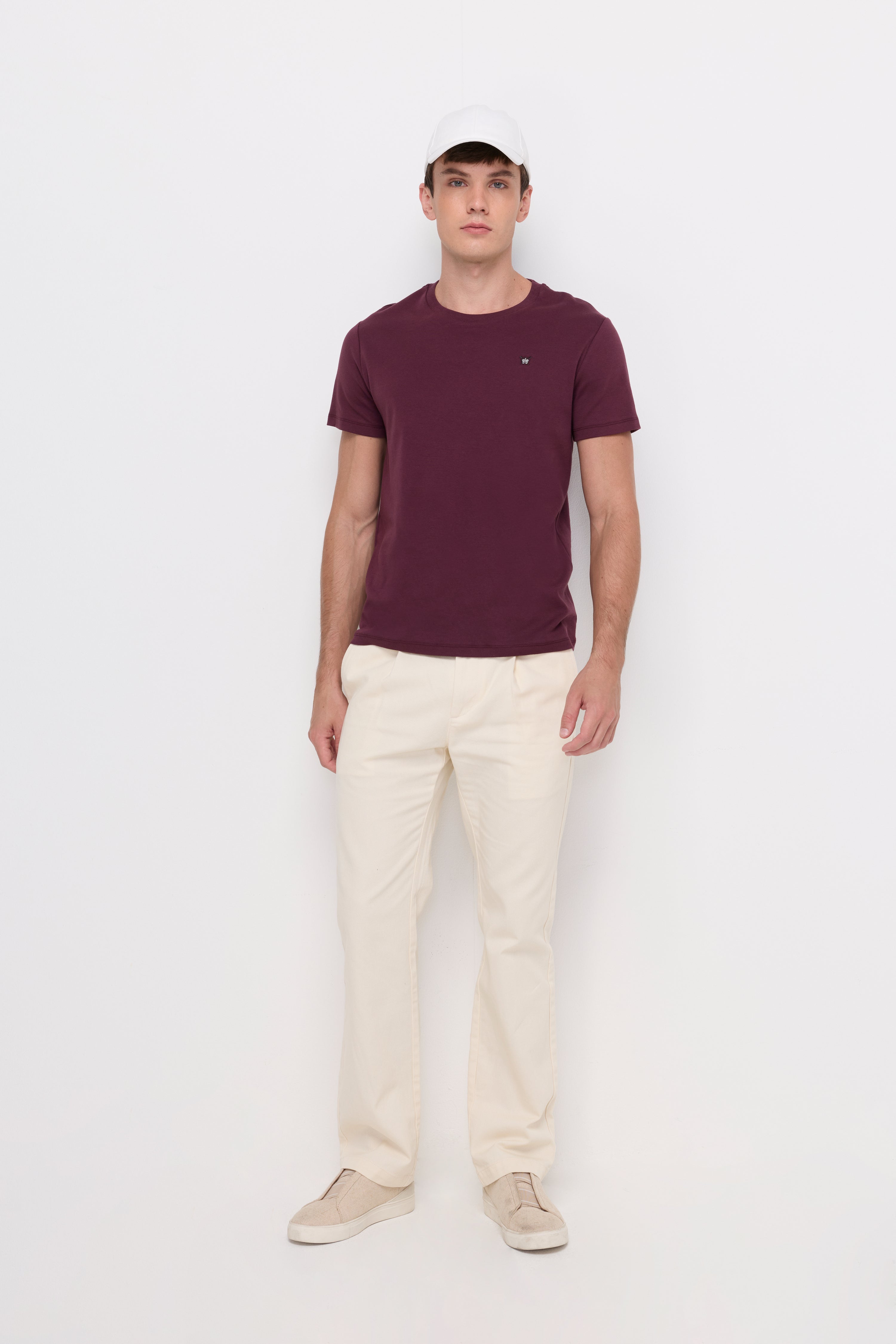 ROUND NECK T-SHIRT COTTON JERSEY