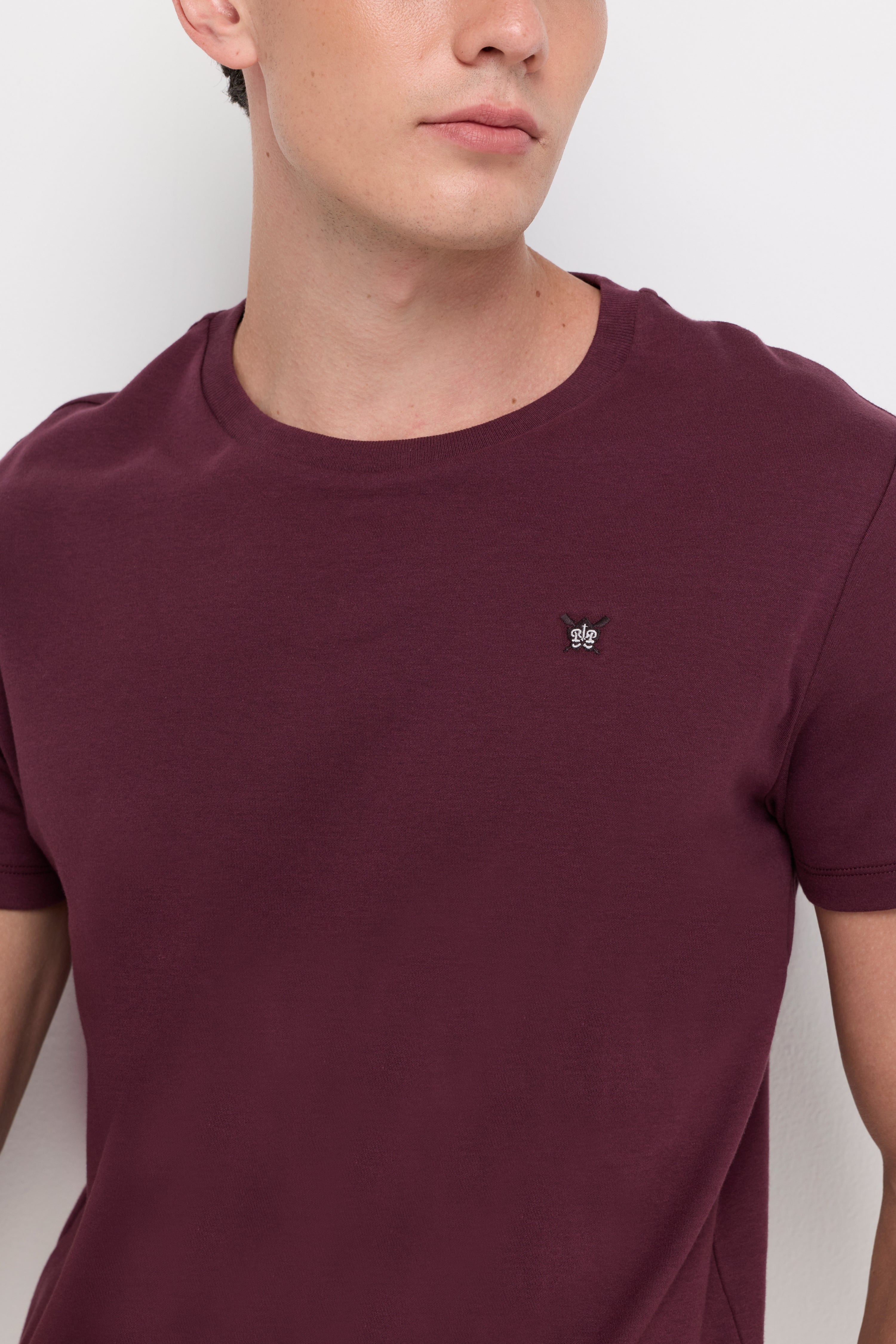 ROUND NECK T-SHIRT COTTON JERSEY