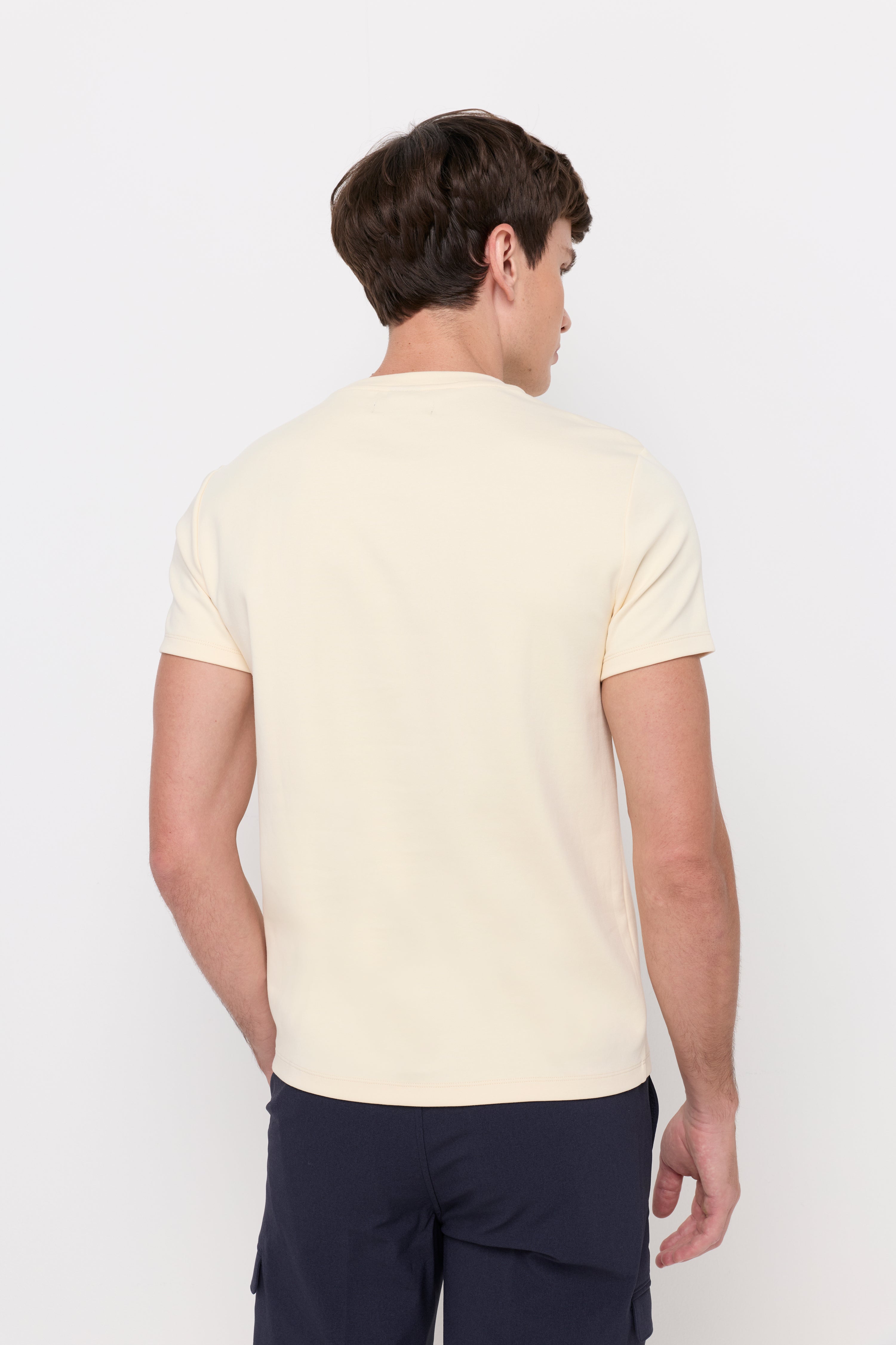 COTTON SHORT SLEEVE ROUND NECK T-SHIRT