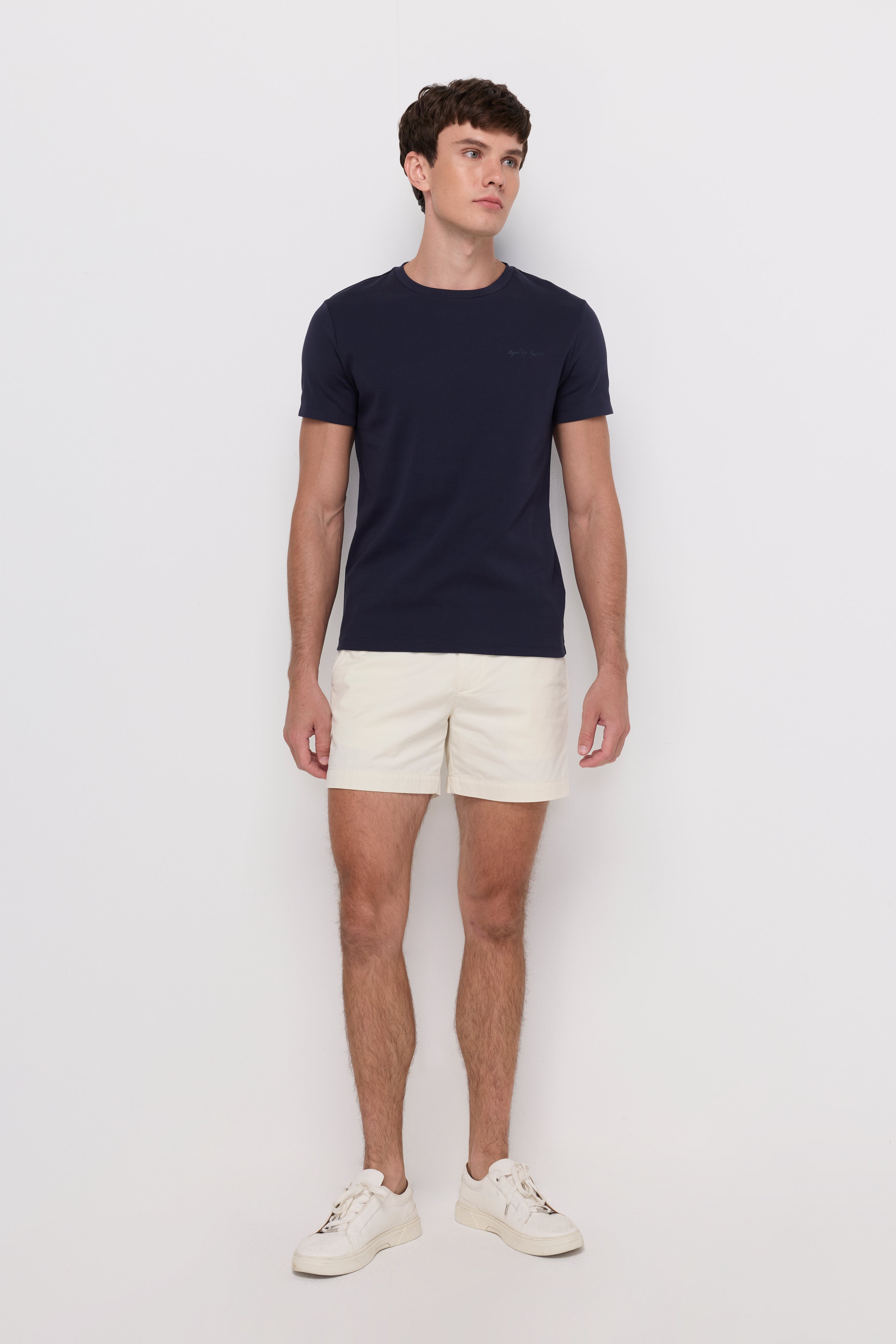 COTTON SHORT SLEEVE ROUND NECK T-SHIRT