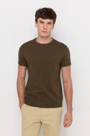 COTTON SHORT SLEEVE ROUND NECK T-SHIRT