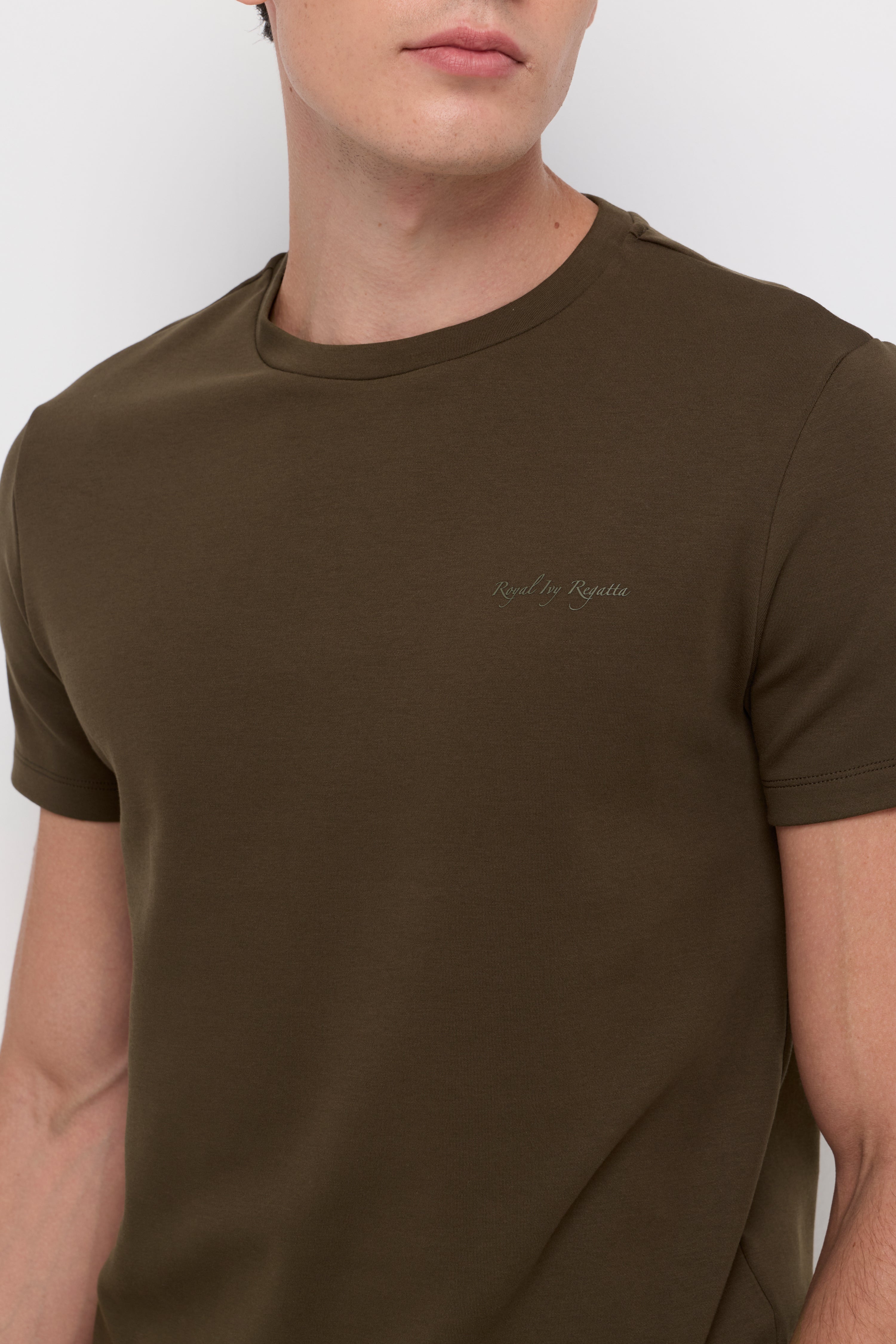 COTTON SHORT SLEEVE ROUND NECK T-SHIRT