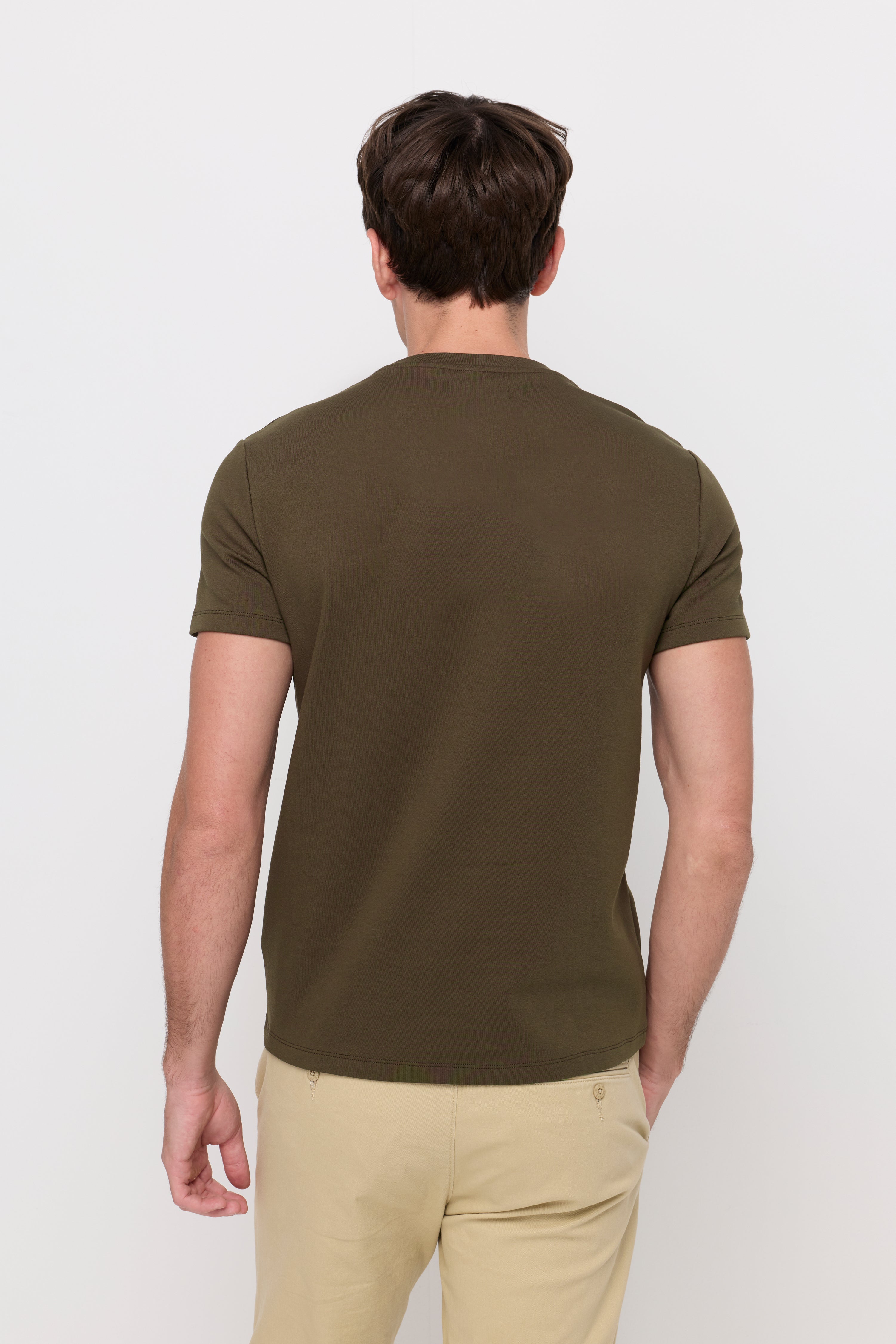 COTTON SHORT SLEEVE ROUND NECK T-SHIRT