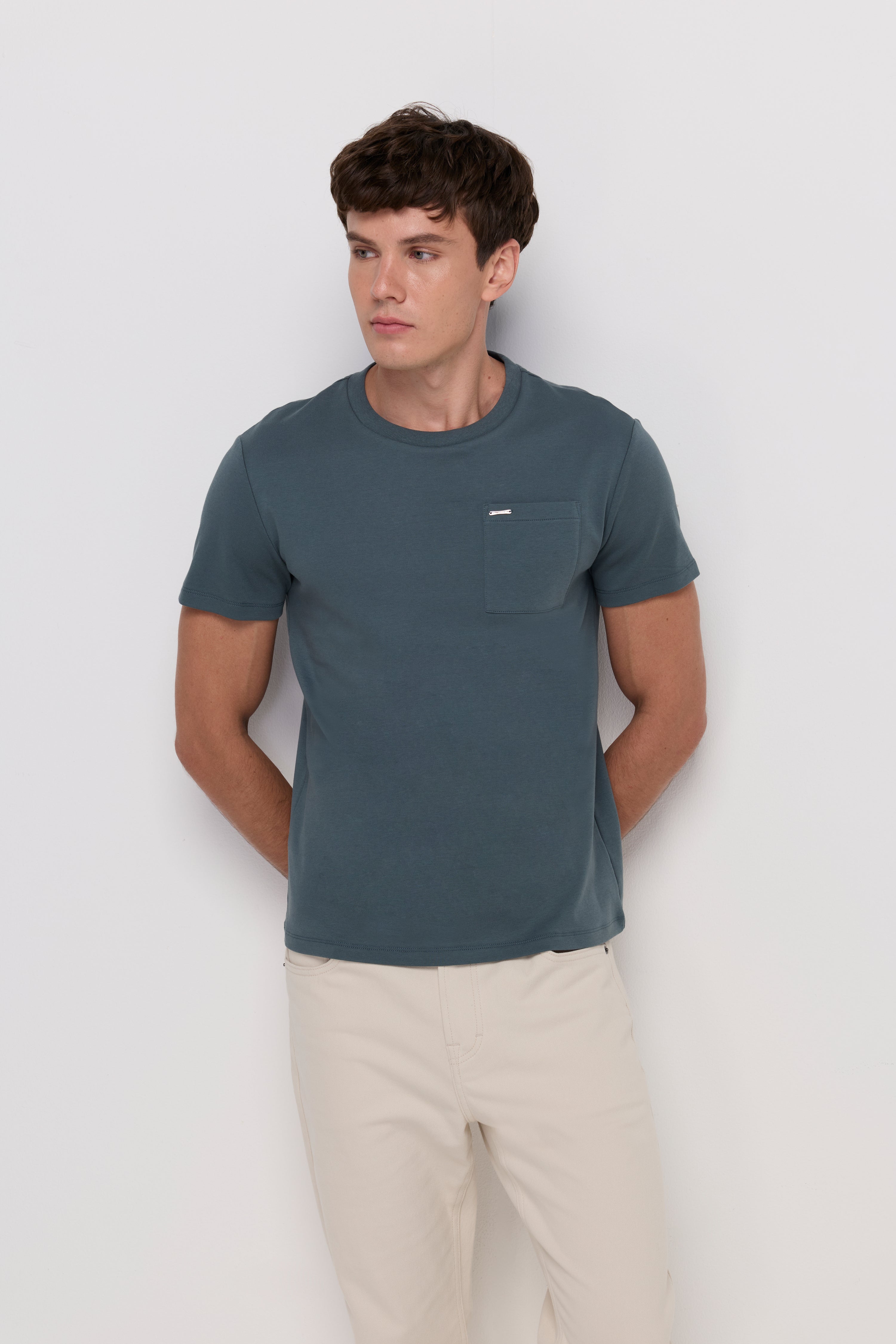 ROUND NECK COTTON T-SHIRT