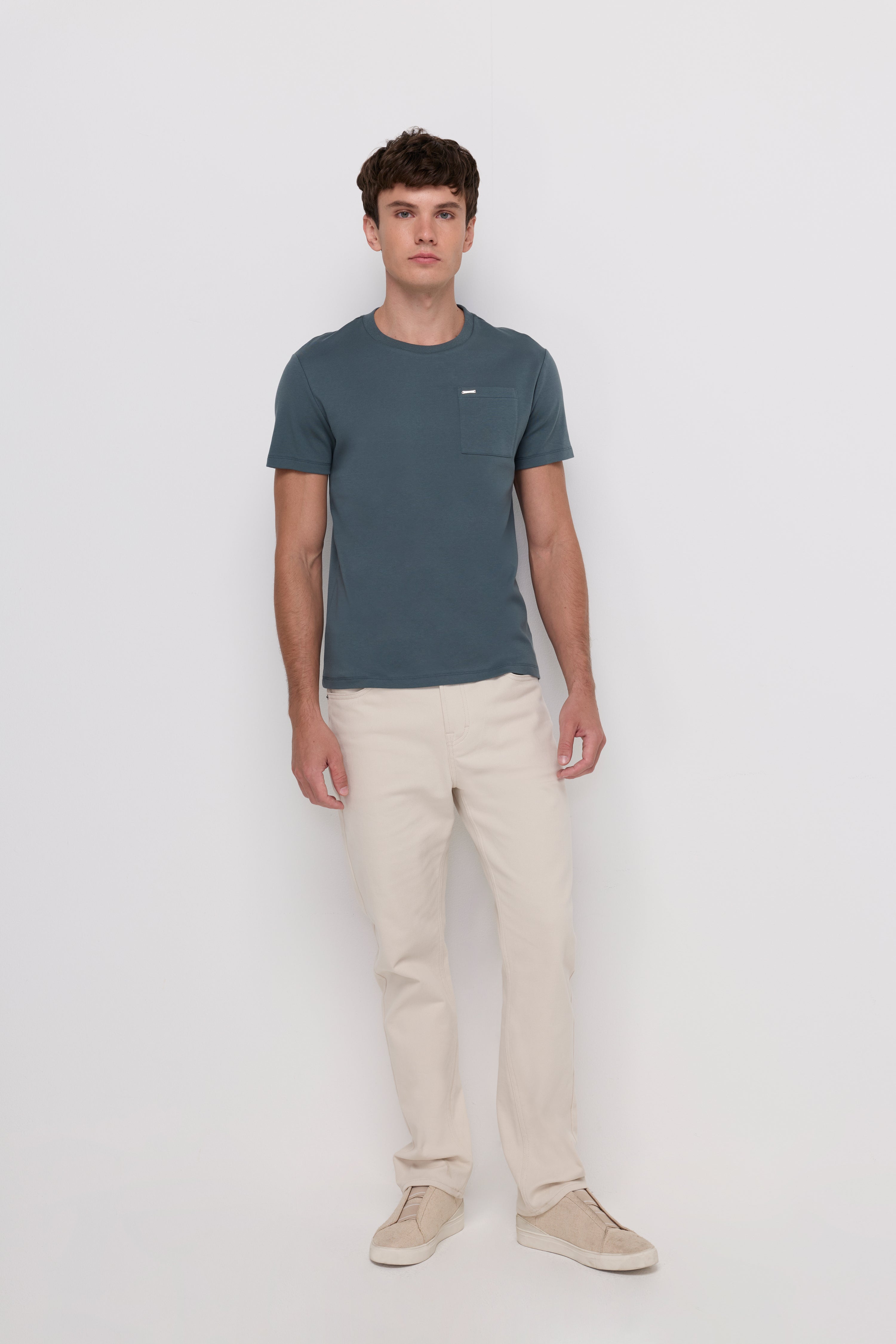 ROUND NECK COTTON T-SHIRT
