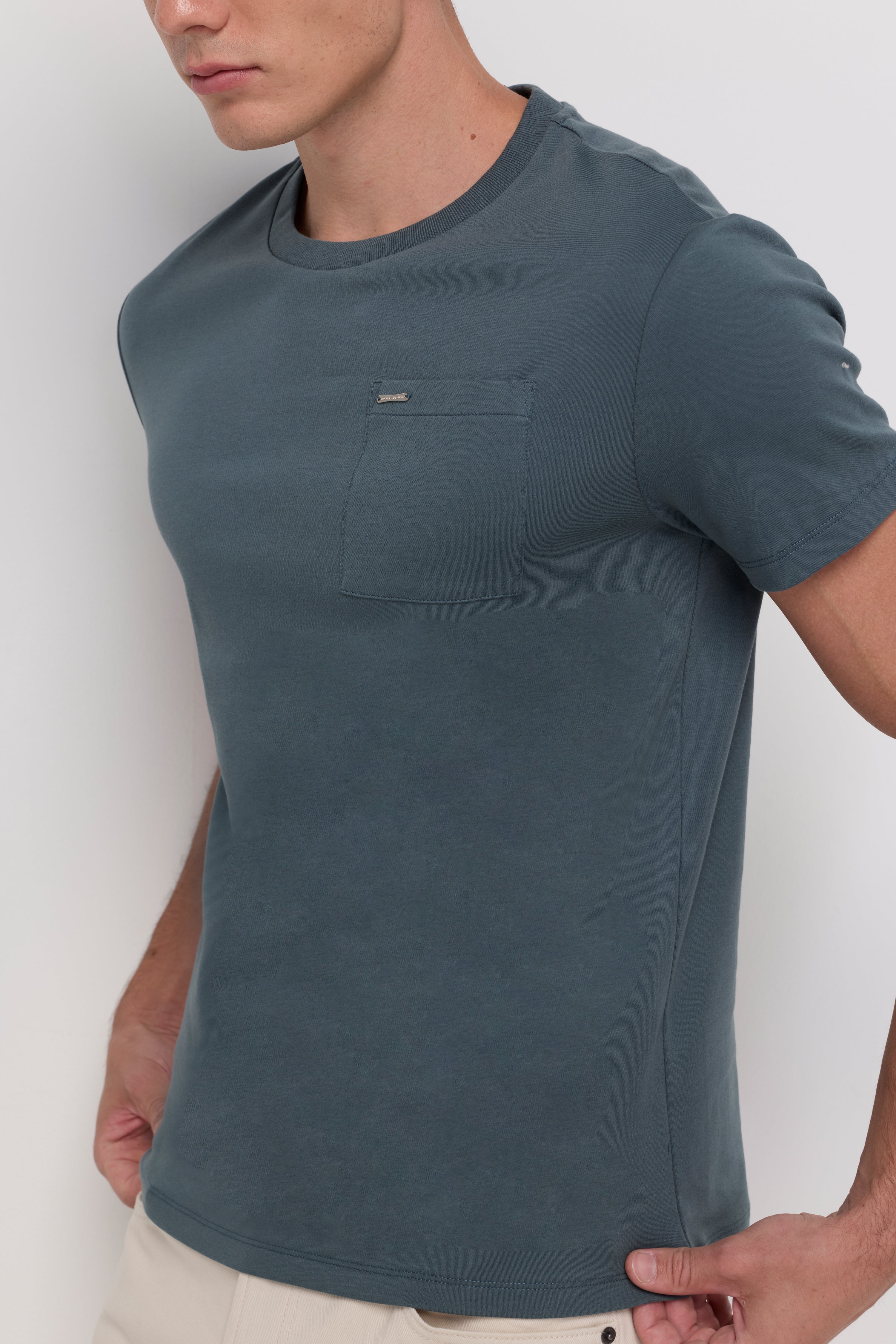 ROUND NECK COTTON T-SHIRT
